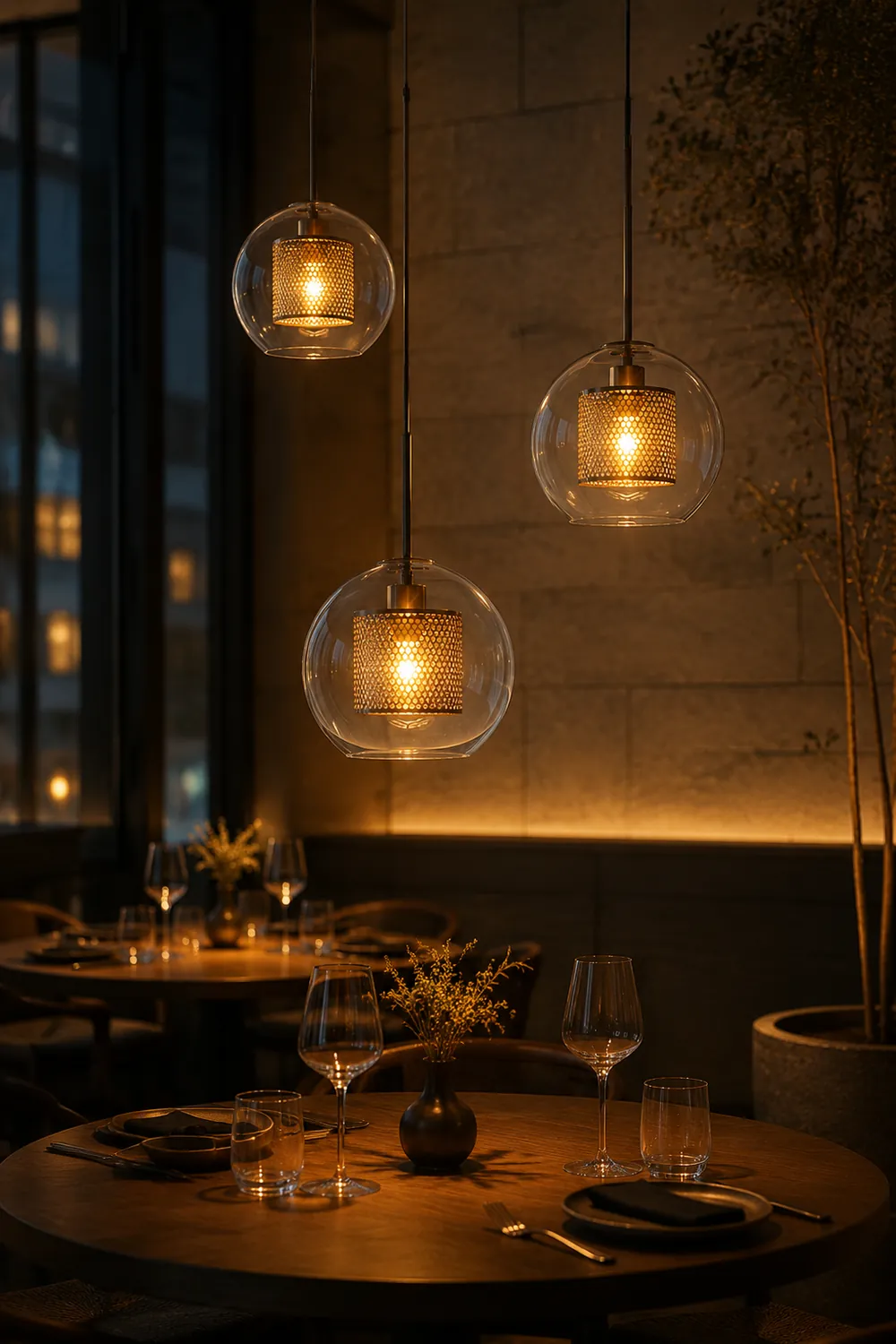 Modern Decor Chiswick Glass Pendant Light - Lumpaz