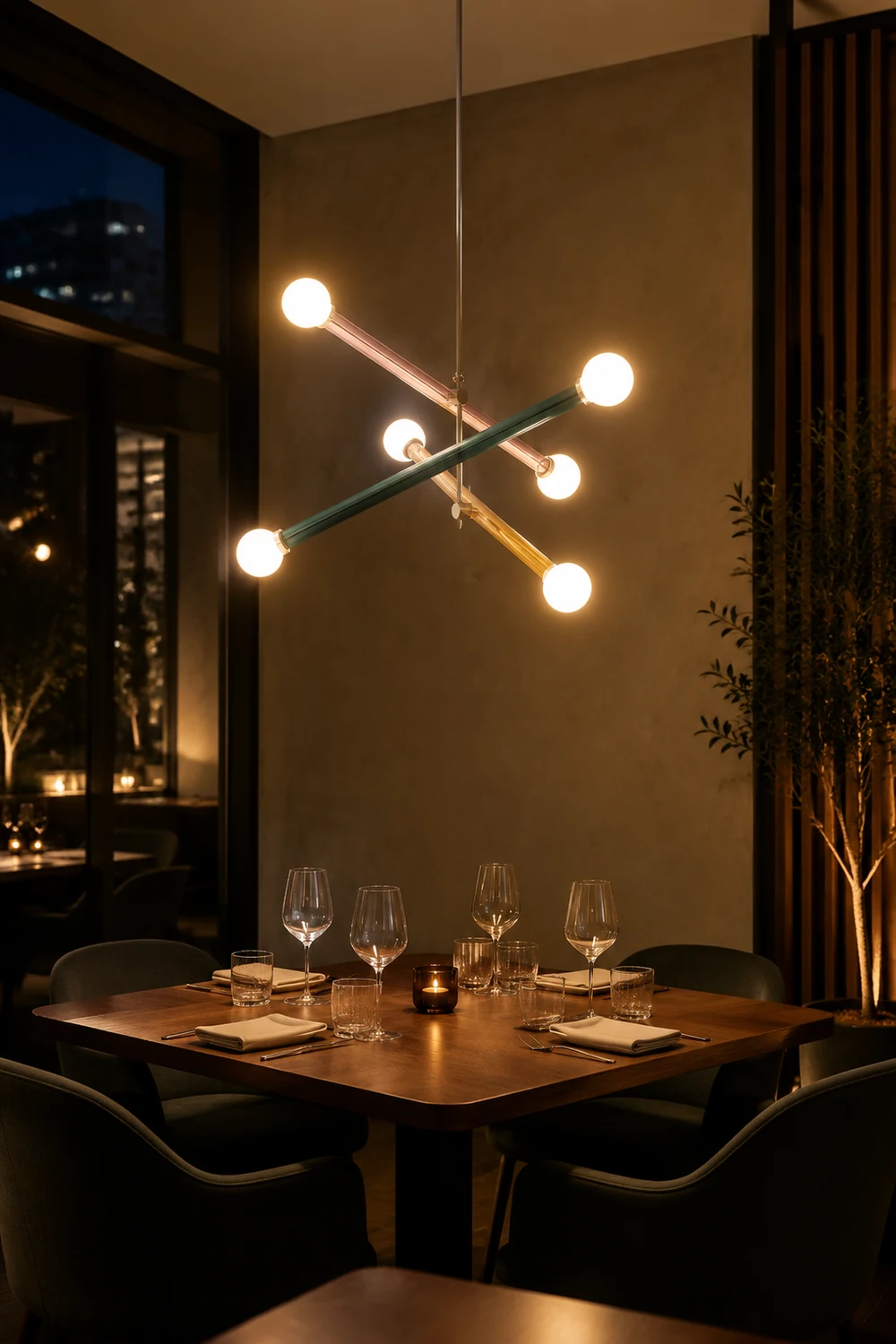Avi Pendelleuchte, Metall&Glas, 3 Stile - Lumpaz