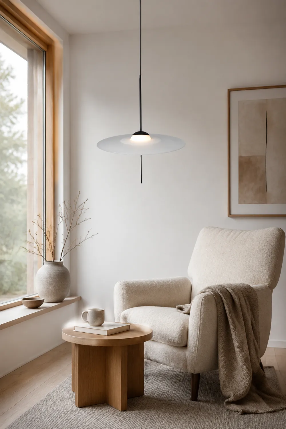 Nordic Modern Minimalist Round UFO Led Pendant Lamp - Lumpaz