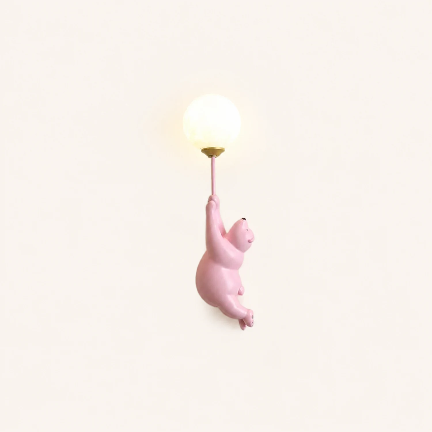 Fateh Wandlampe Bär Ballon, 4 Farben - Lumpaz