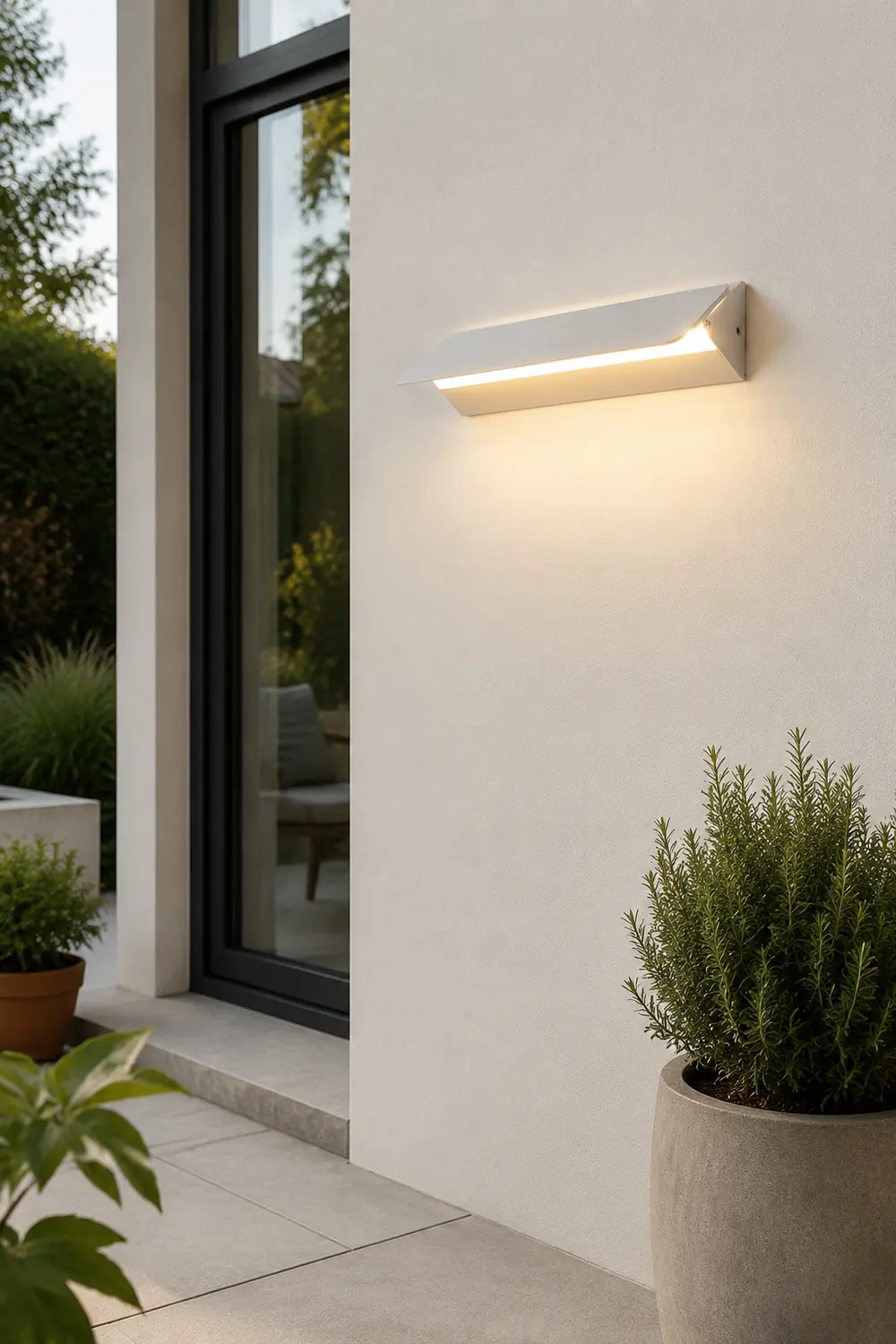 Orr Außenwandleuchte, Aluminium - Lumpaz