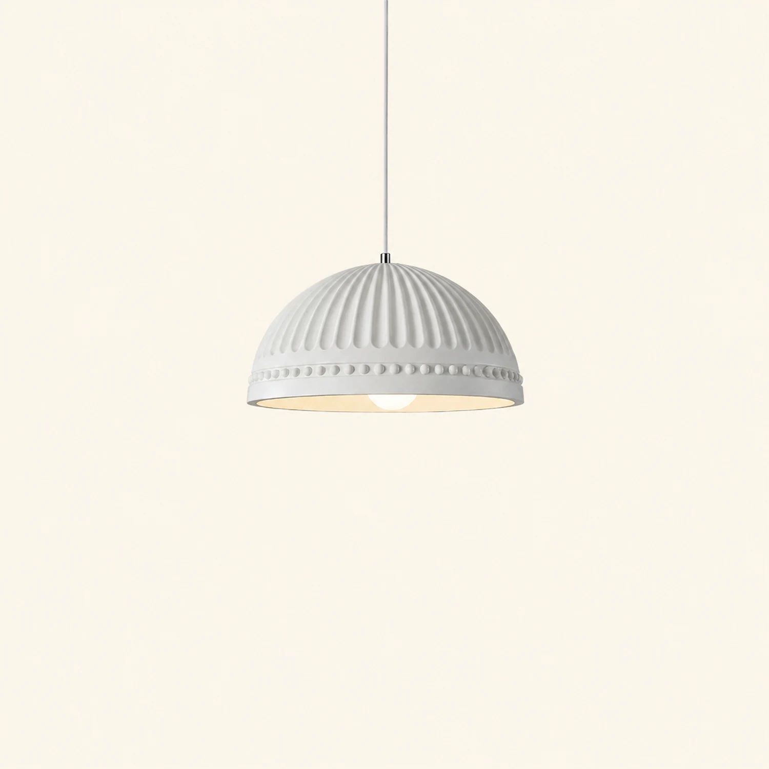 Cream Style Resin Creative Pendant Light - Lumpaz
