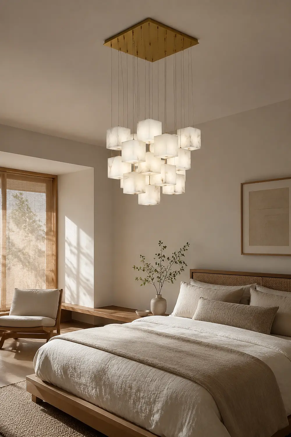 Modern Artistic Geometric Shape Elegant Hanging Light Fixture - Lumpaz