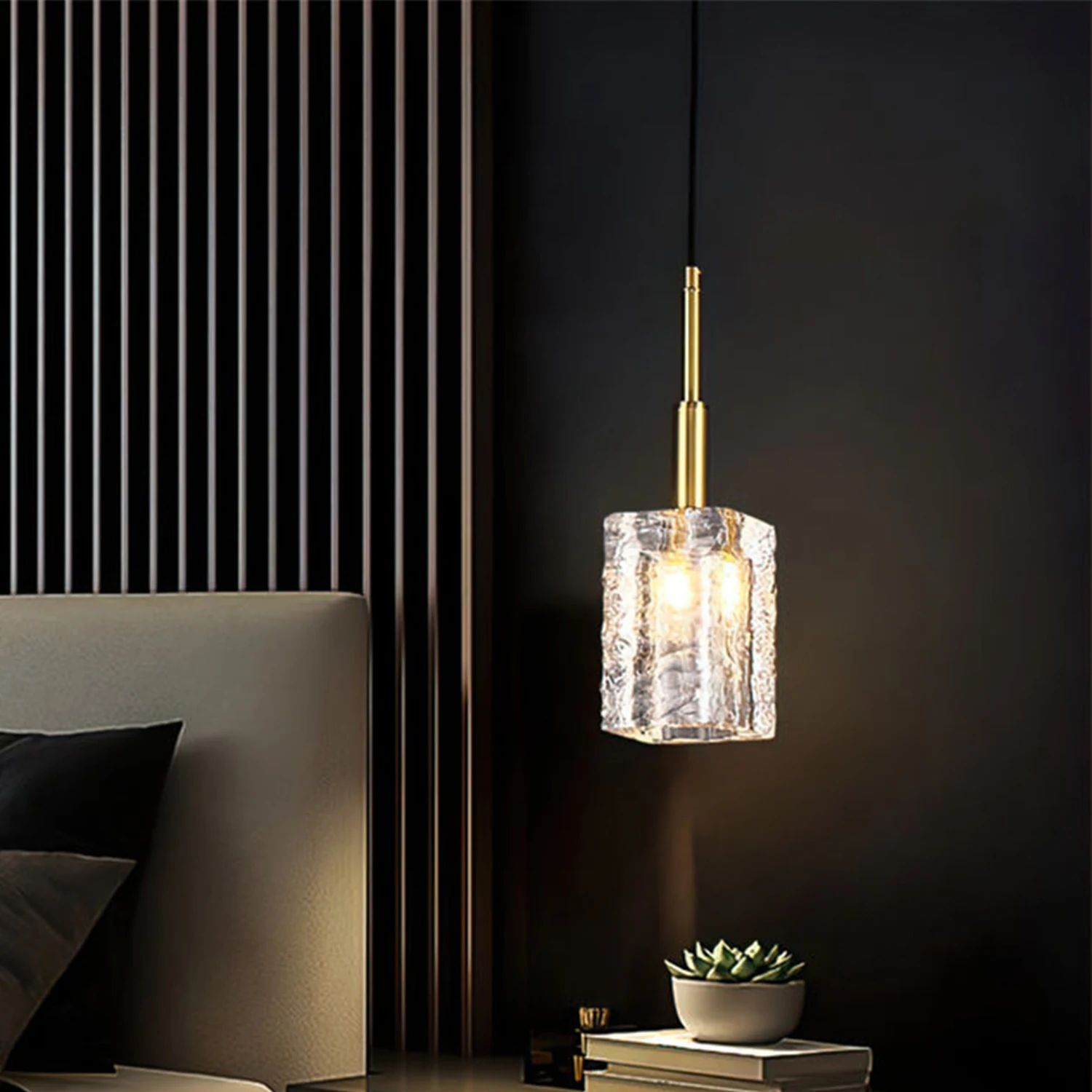 Romantic Shining Living Room Ambient Light Crystal Ceiling Hanging Lamps - Lumpaz