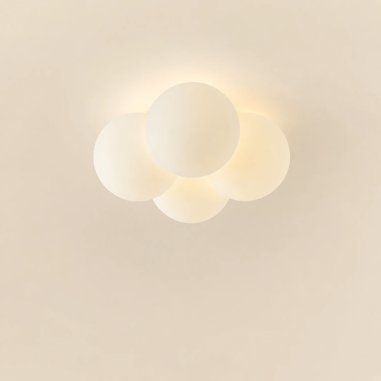 Modern White Cloud Bubbles Ceiling Light - Lumpaz