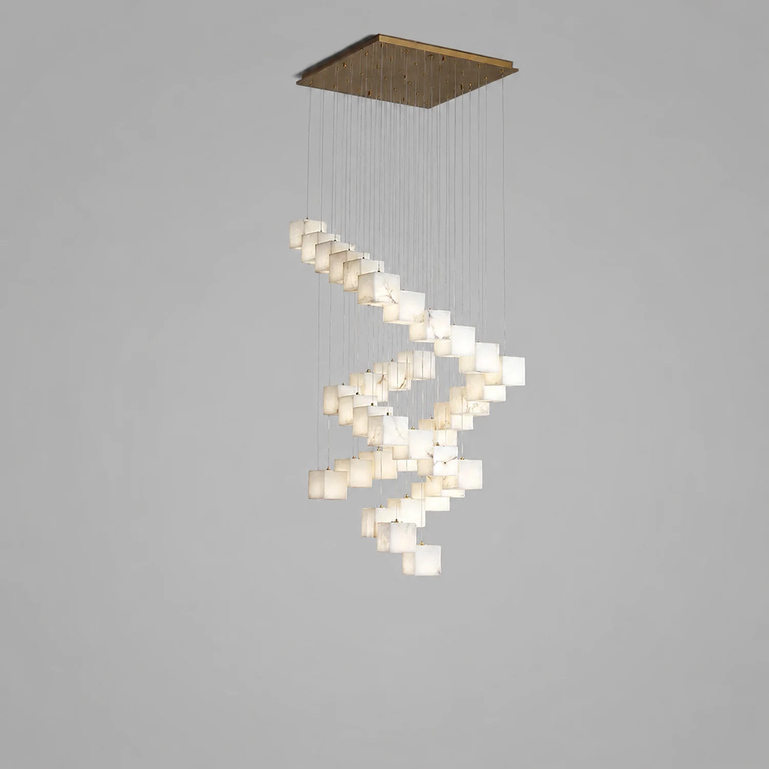 Modern Artistic Geometric Shape Elegant Hanging Light Fixture - Lumpaz