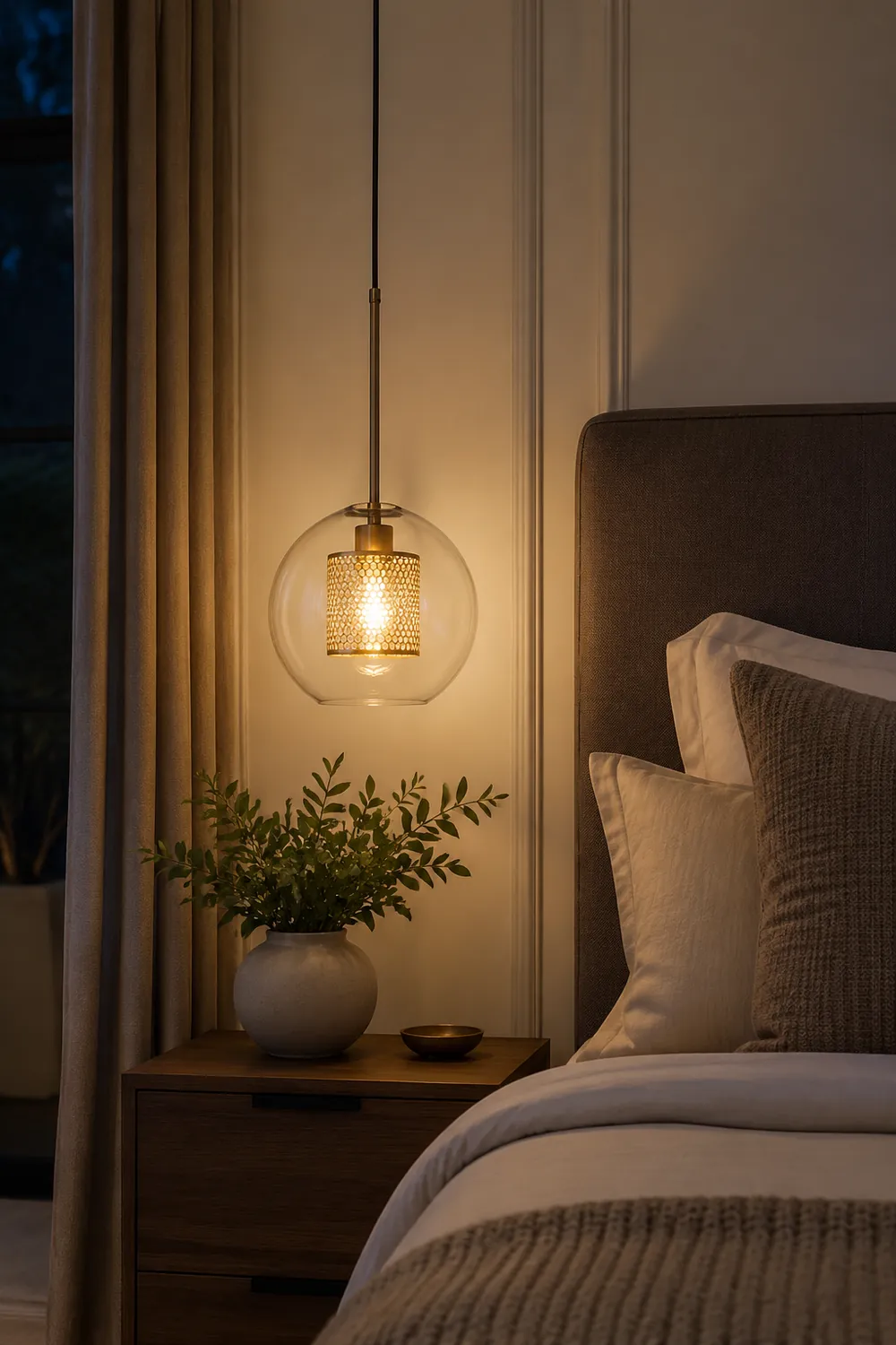 Modern Decor Chiswick Glass Pendant Light - Lumpaz