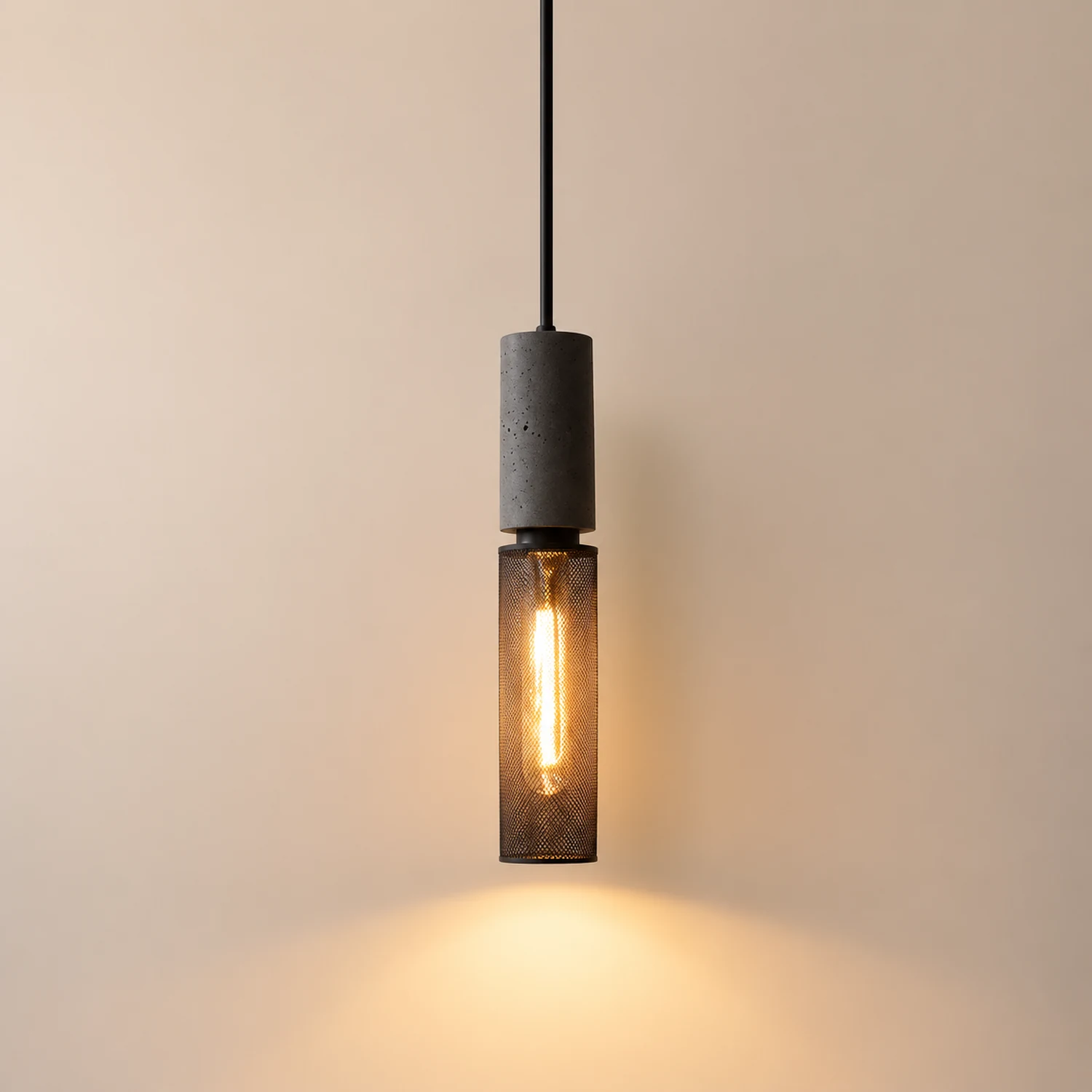 Modern Iron Grey Hanging Light Pendant Lampshade - Lumpaz