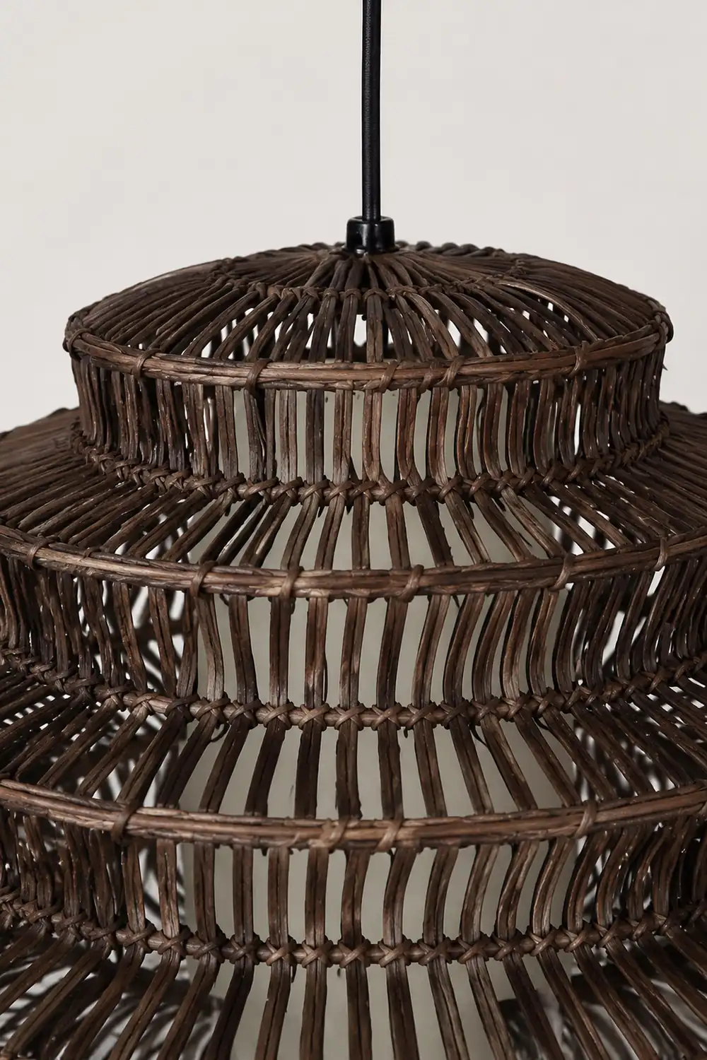 Modern Rattan Cage Pendant Light - Lumpaz