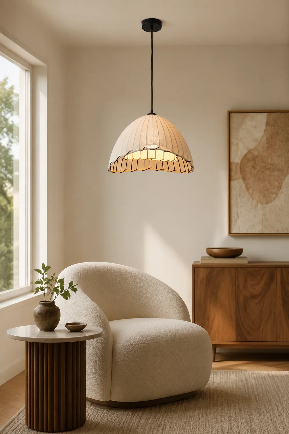 Unique Wabi Sabi Maris Pendant Light - Lumpaz