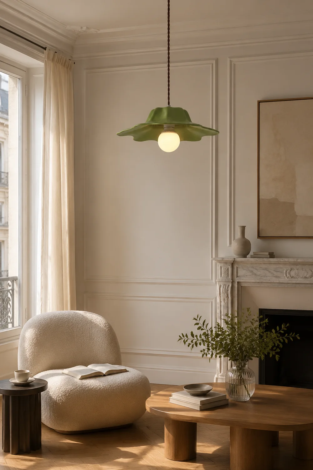 Simple Resin Alien Pendant Lamp - Lumpaz