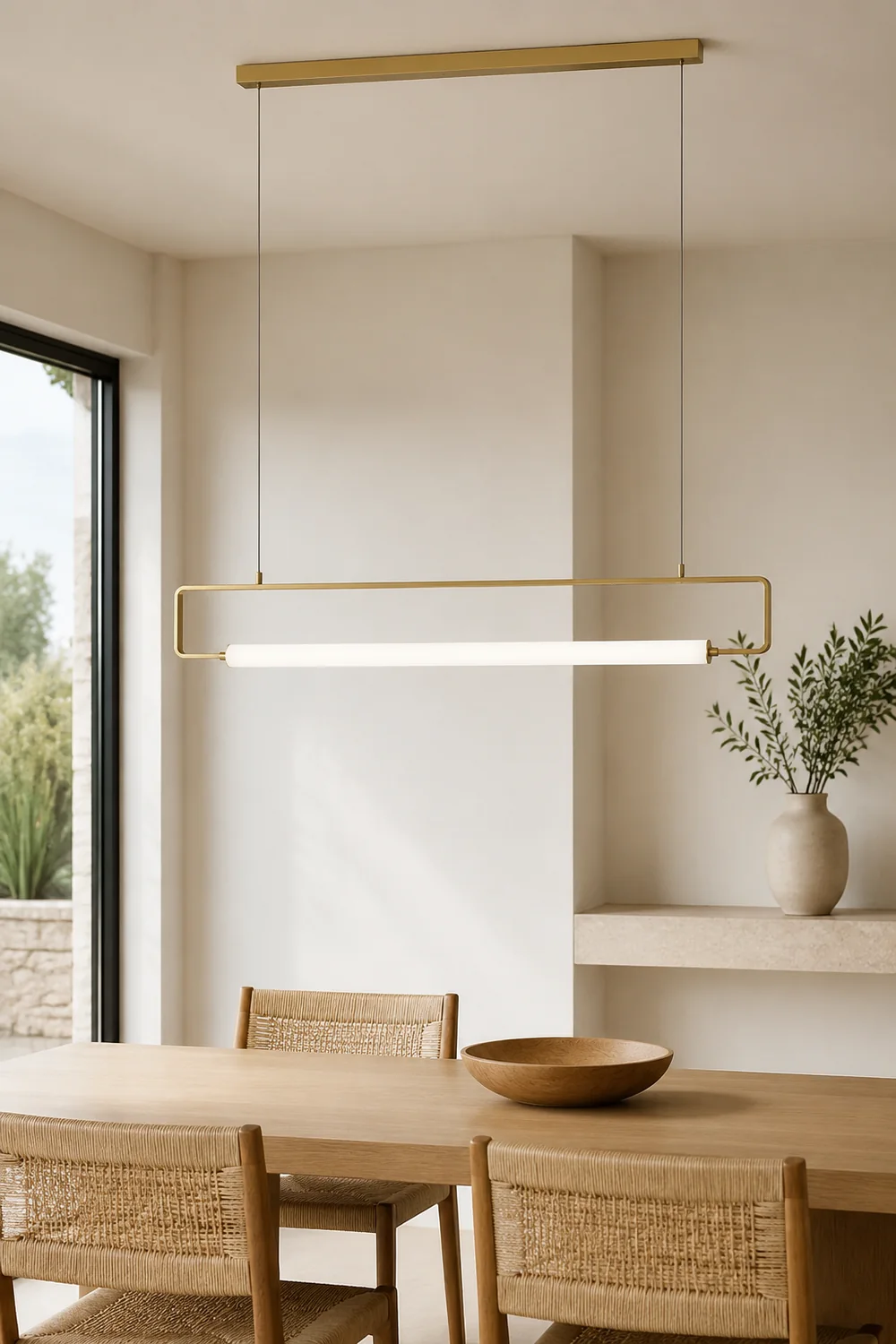 Edge Pendelleuchte, 2-farbig 100cm - Lumpaz