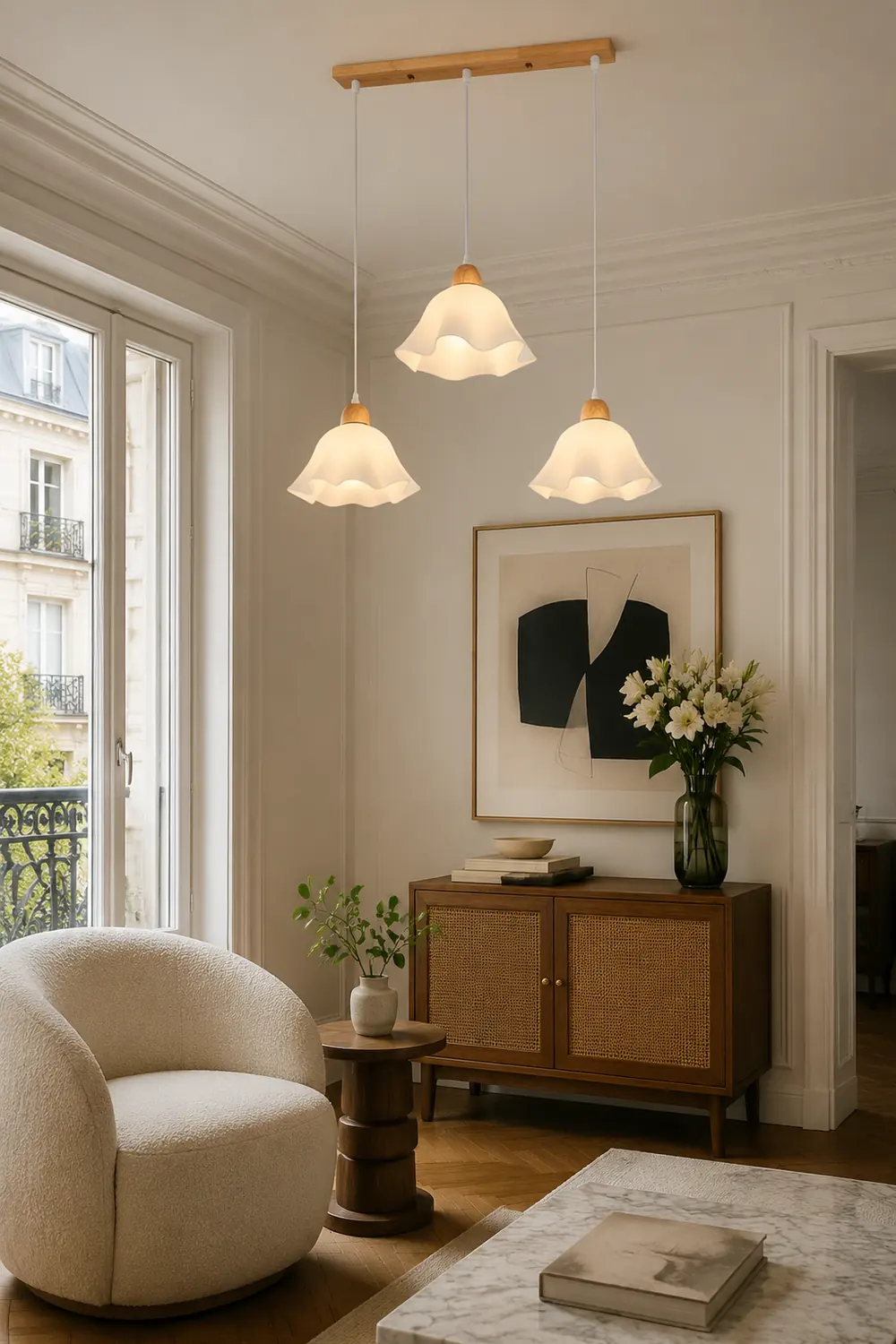 Ozawa Pendelleuchten-Cluster, 2 Stile - Lumpaz