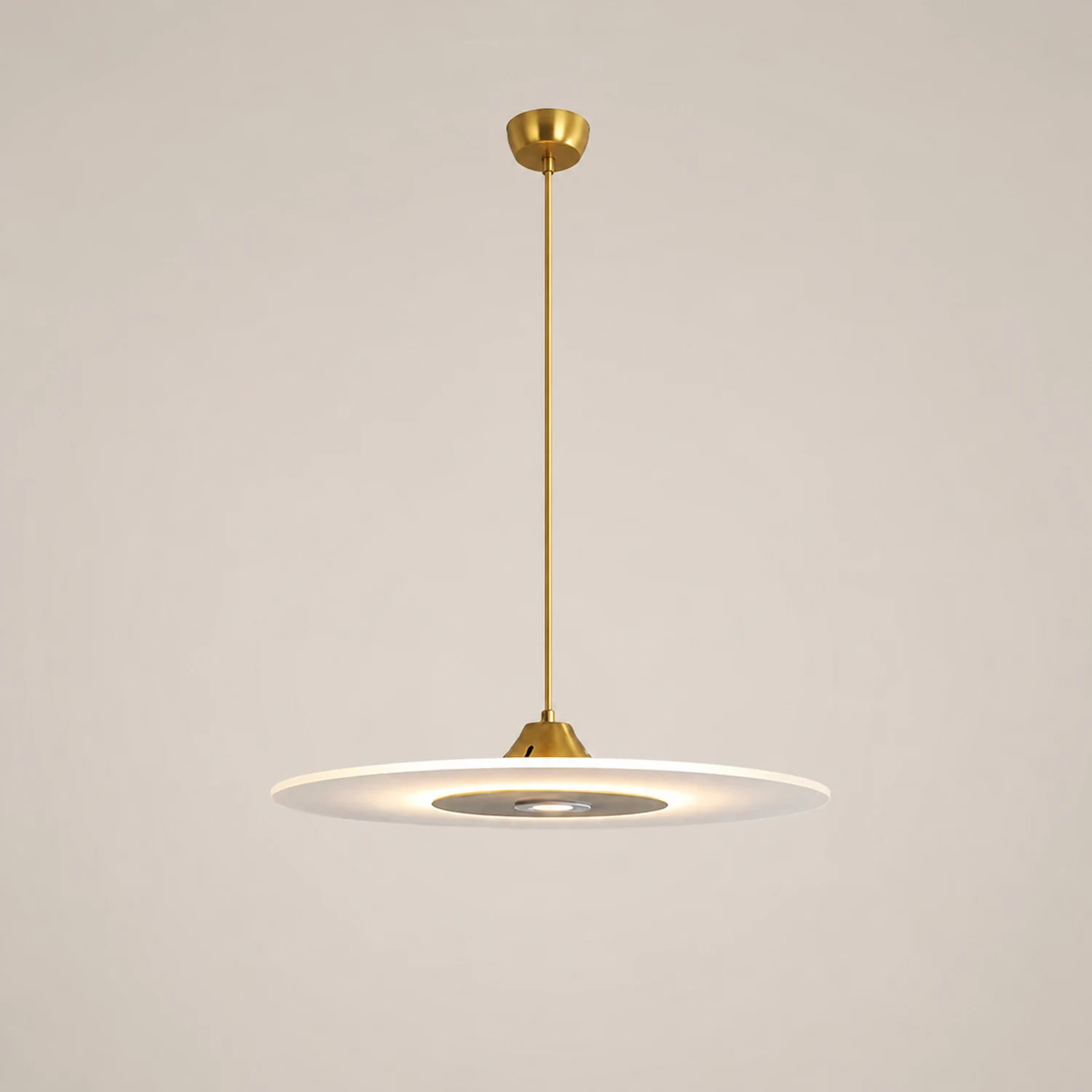 Nordic LED Flat Pendant Light For Dining Room - Lumpaz