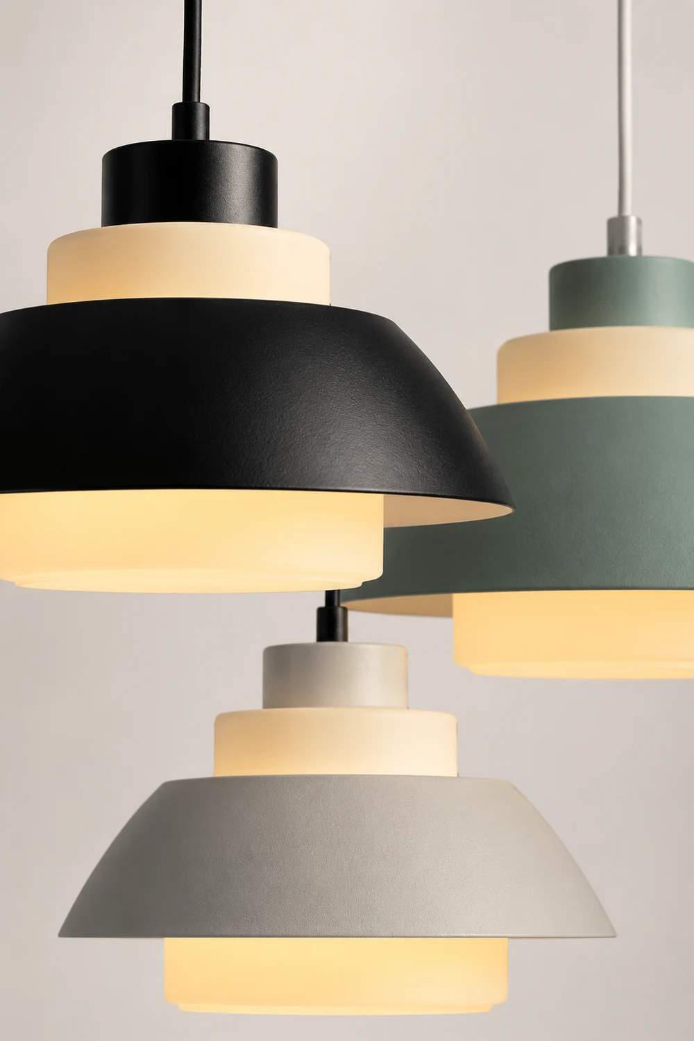 Minimalist Aluminum Pendant Light for Dining Room - Lumpaz