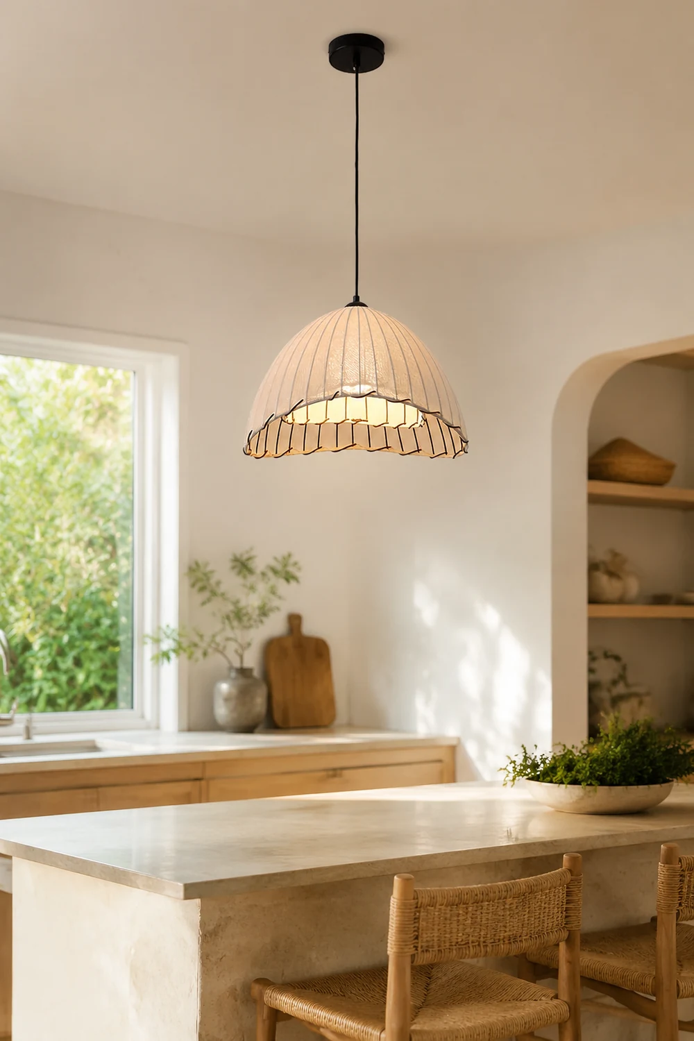 Unique Wabi Sabi Maris Pendant Light - Lumpaz