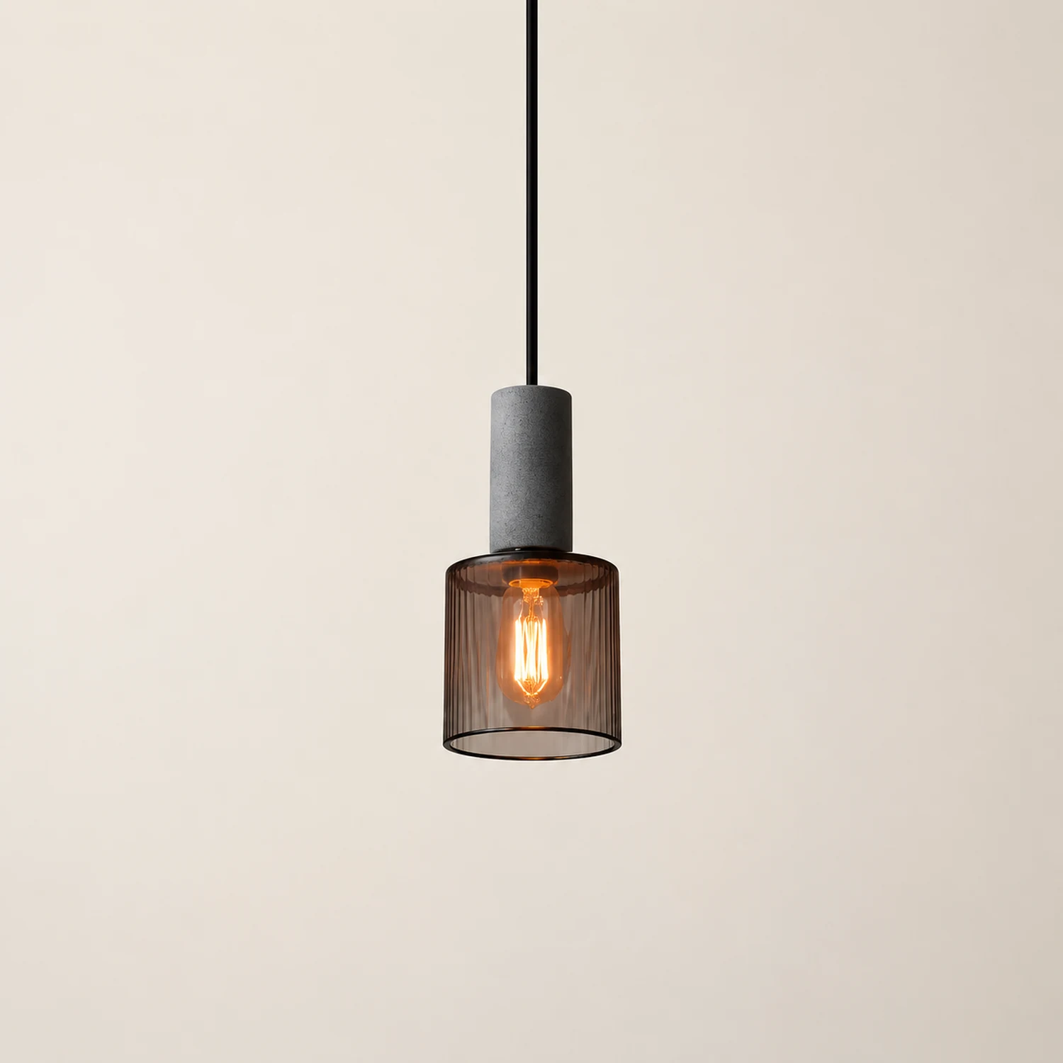 Modern Iron Grey Hanging Light Pendant Lampshade - Lumpaz