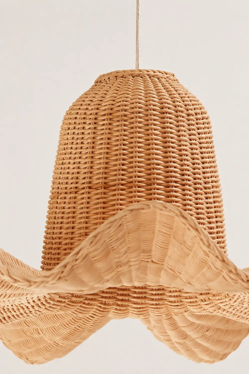 Vogue Rattan Dome Large Handwoven Pendant Light - Lumpaz