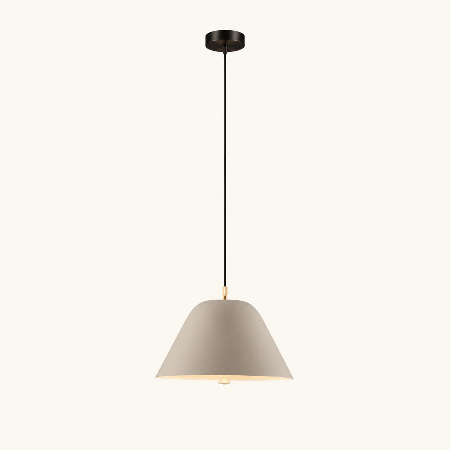Modern Metal Living Room Cone Pendant Light - Lumpaz