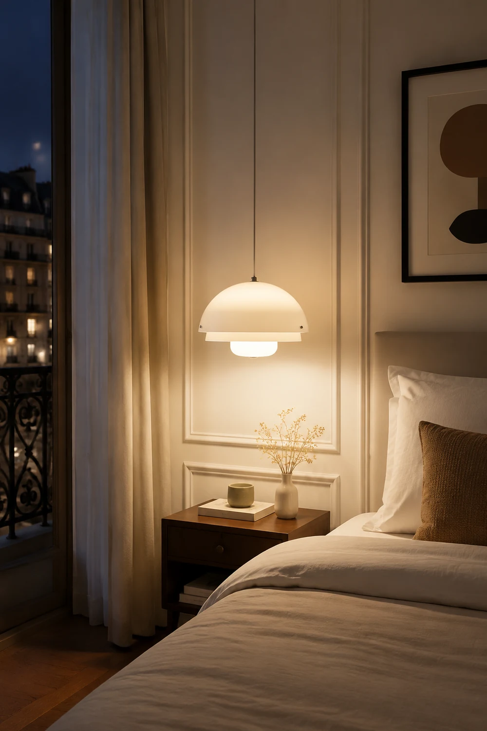 Bauhaus Nordic Cream Style Pendant Lamp - Lumpaz