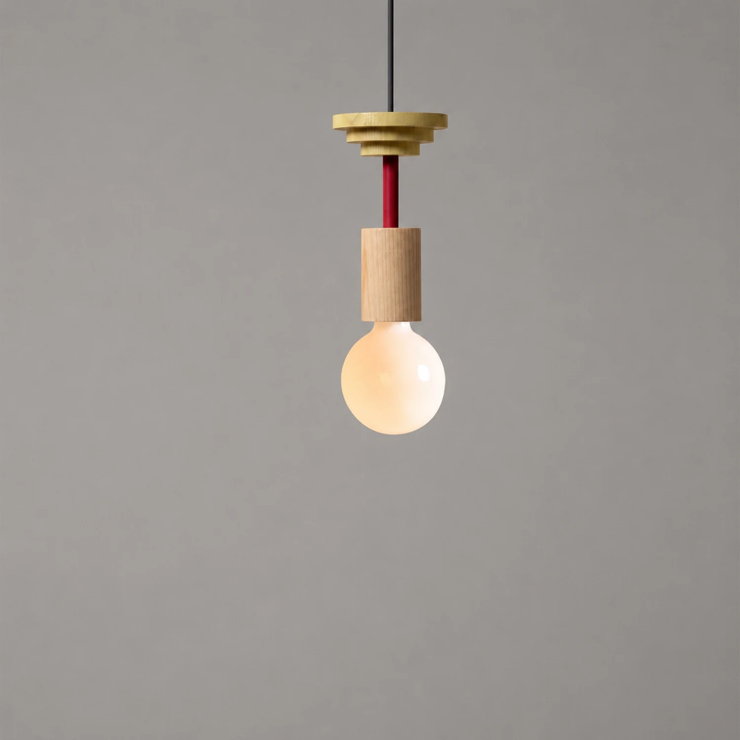 Design Colored Wood Blocks Pendant Light - Lumpaz