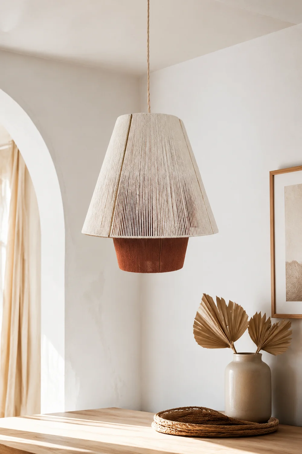 Creative Rope Lantern Boho Pendant Light - Lumpaz