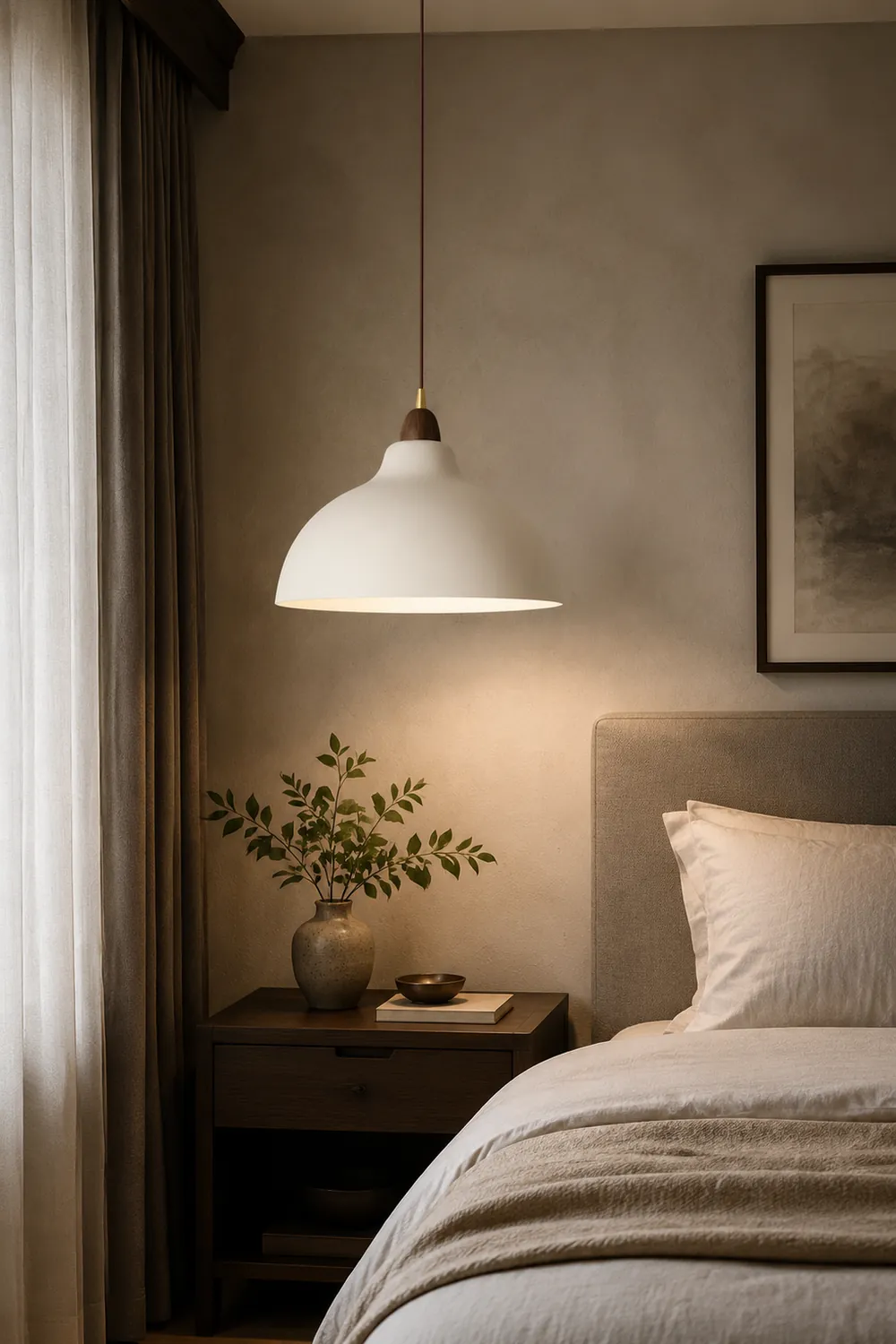 Nordic Light Luxury White Hanging Light For Kitchen - Lumpaz