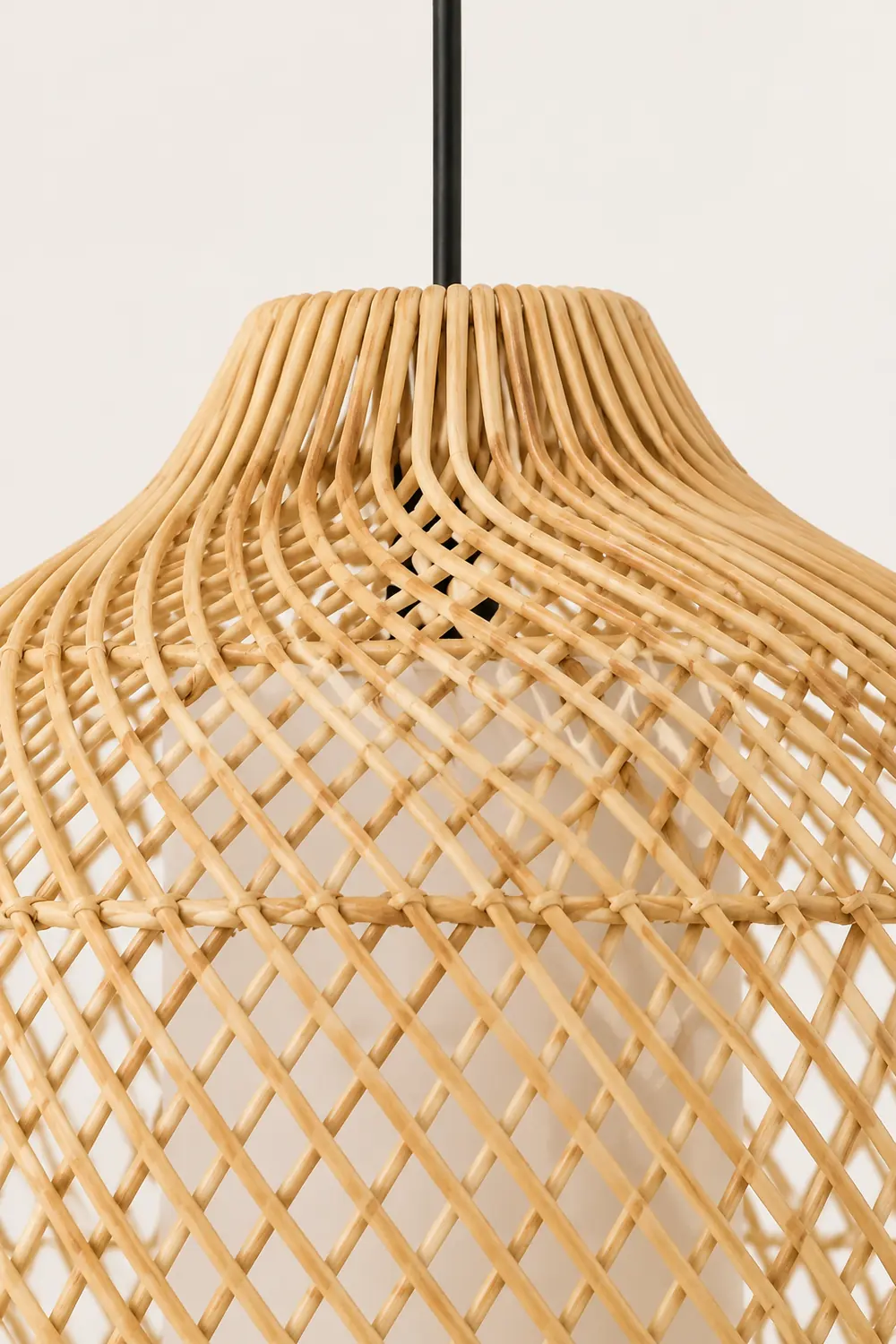 Boho High Quality Rattan Handwoven Pendant Light - Lumpaz