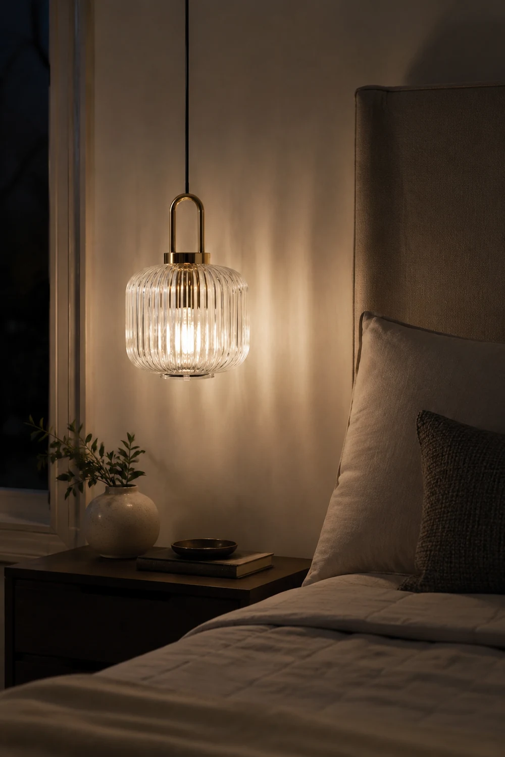 Design Pumpkin Shape Glass Pendant Light - Lumpaz
