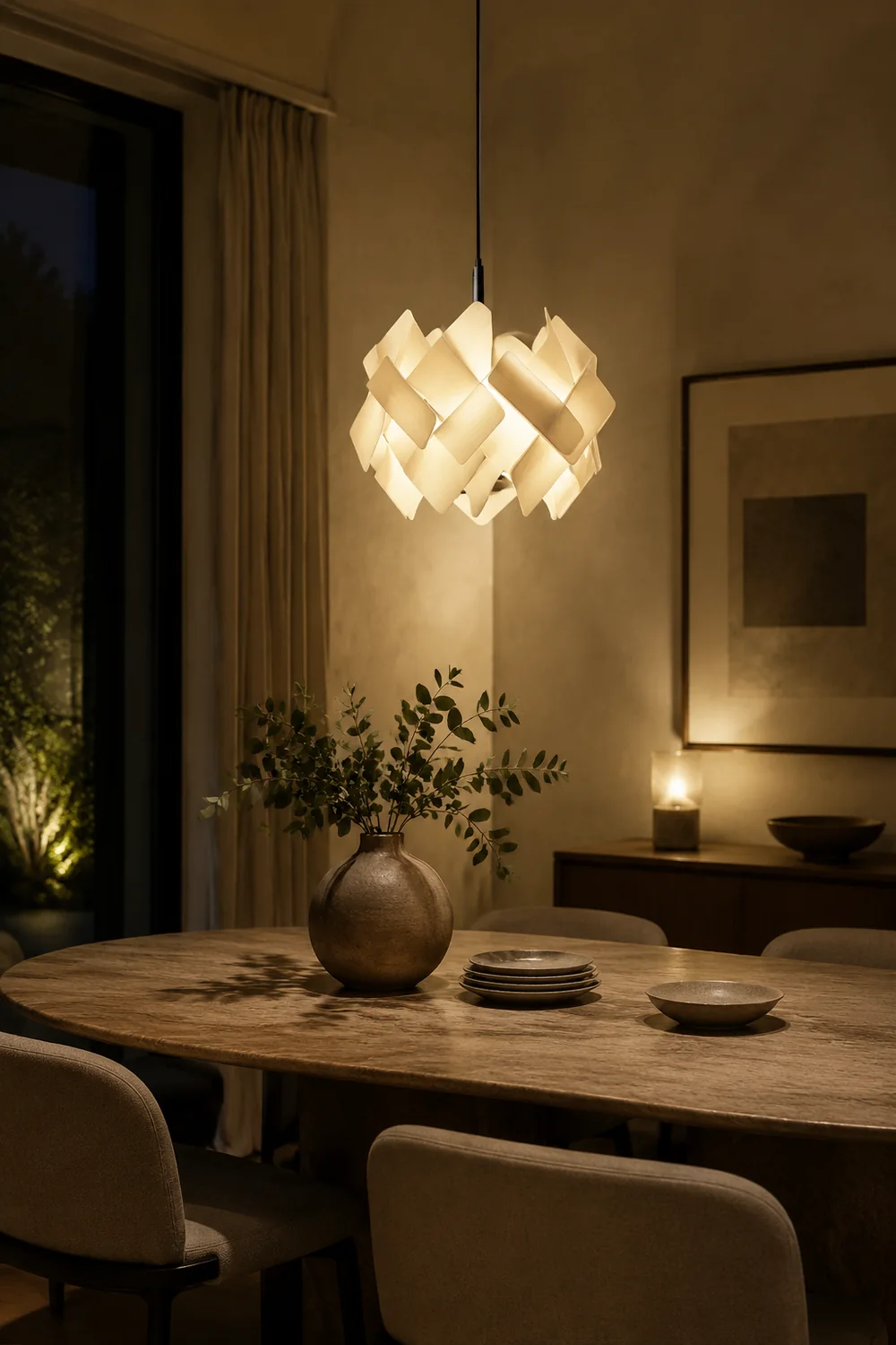 Escape Pendant Light Acrylic Decorative Hanging Lamp - Lumpaz