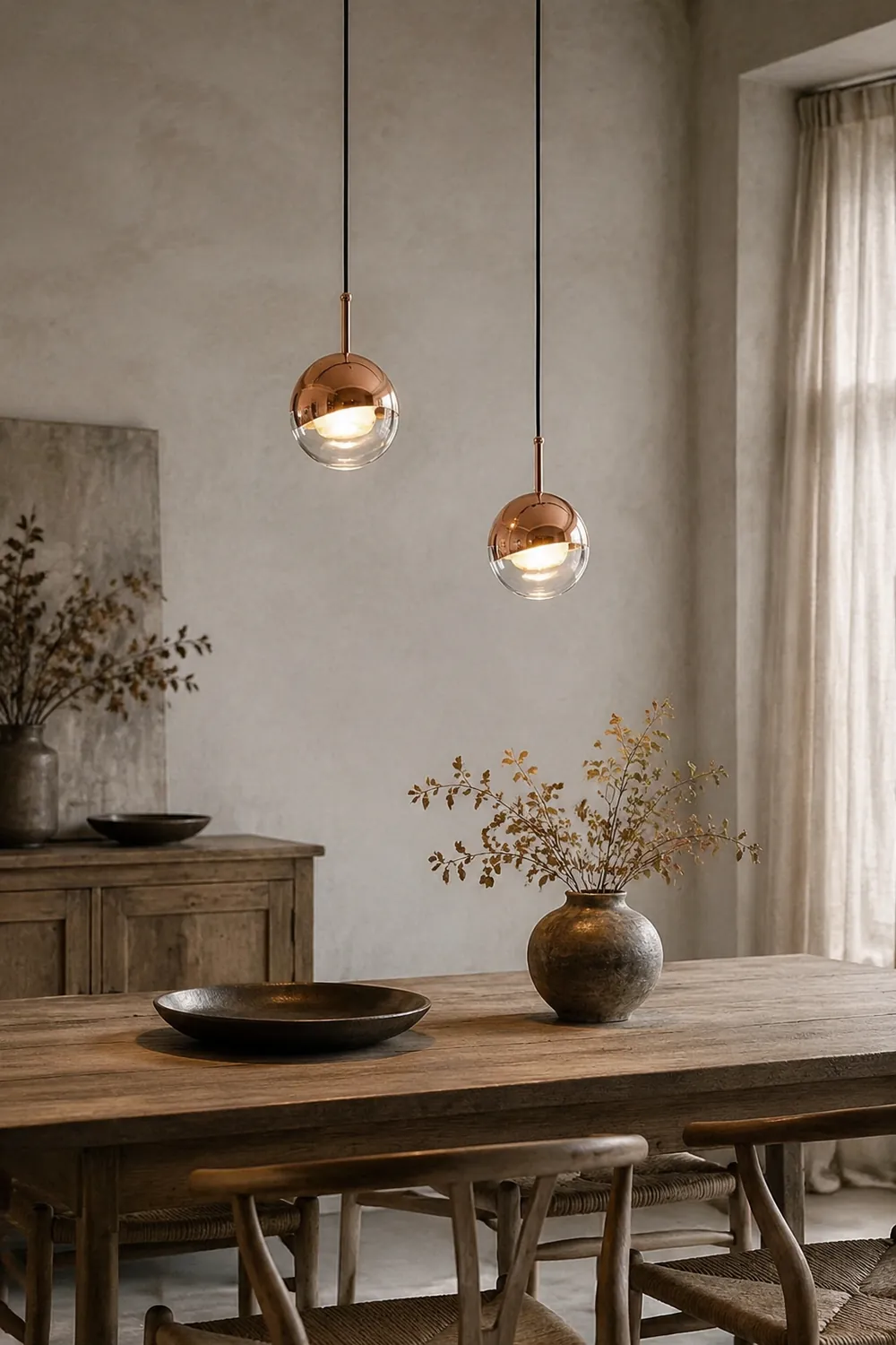 Valentina Pendelleuchte, Metall&Glas, 2-farbig - Lumpaz