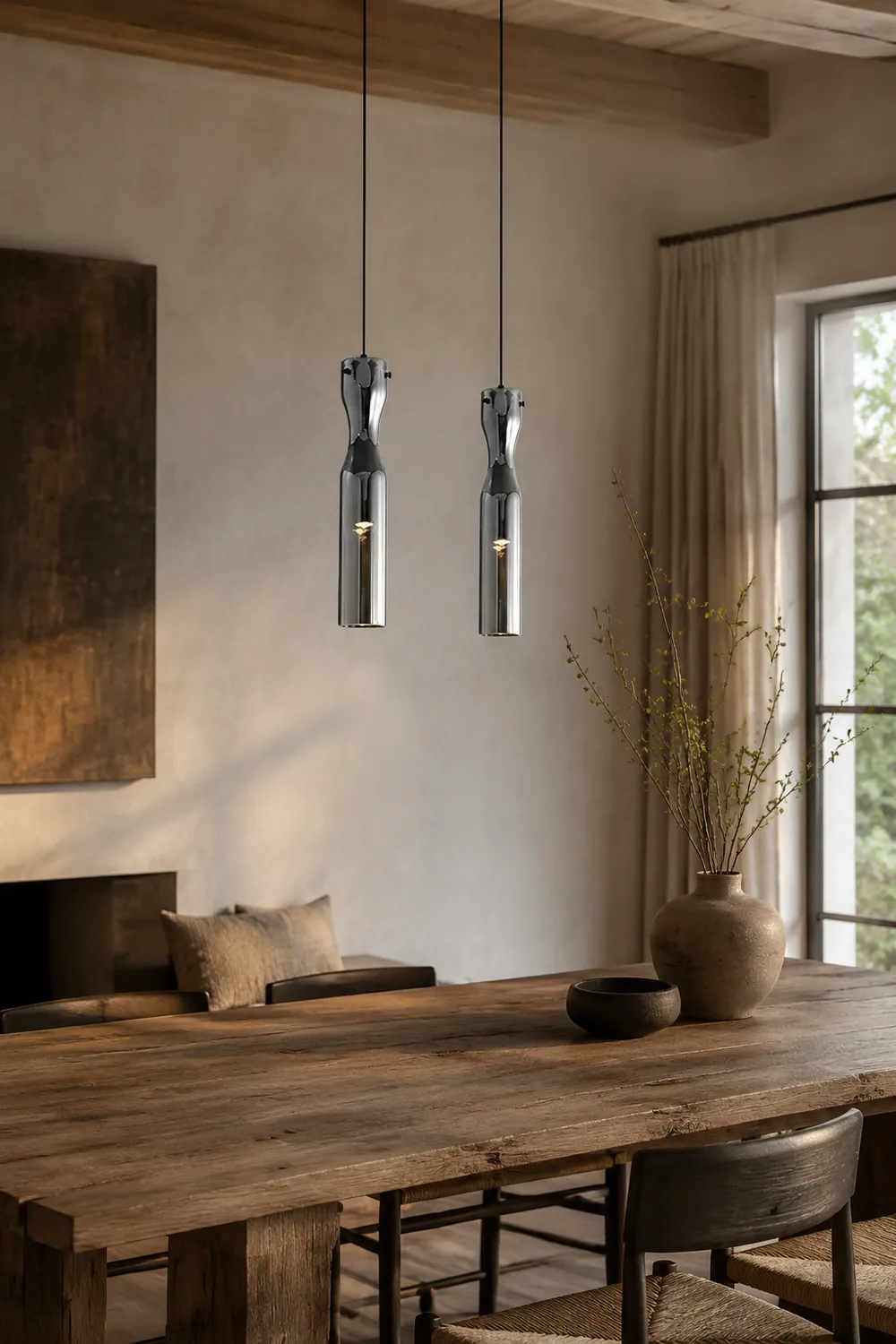 Kitchen Island Glass Pendants Lamp - Lumpaz