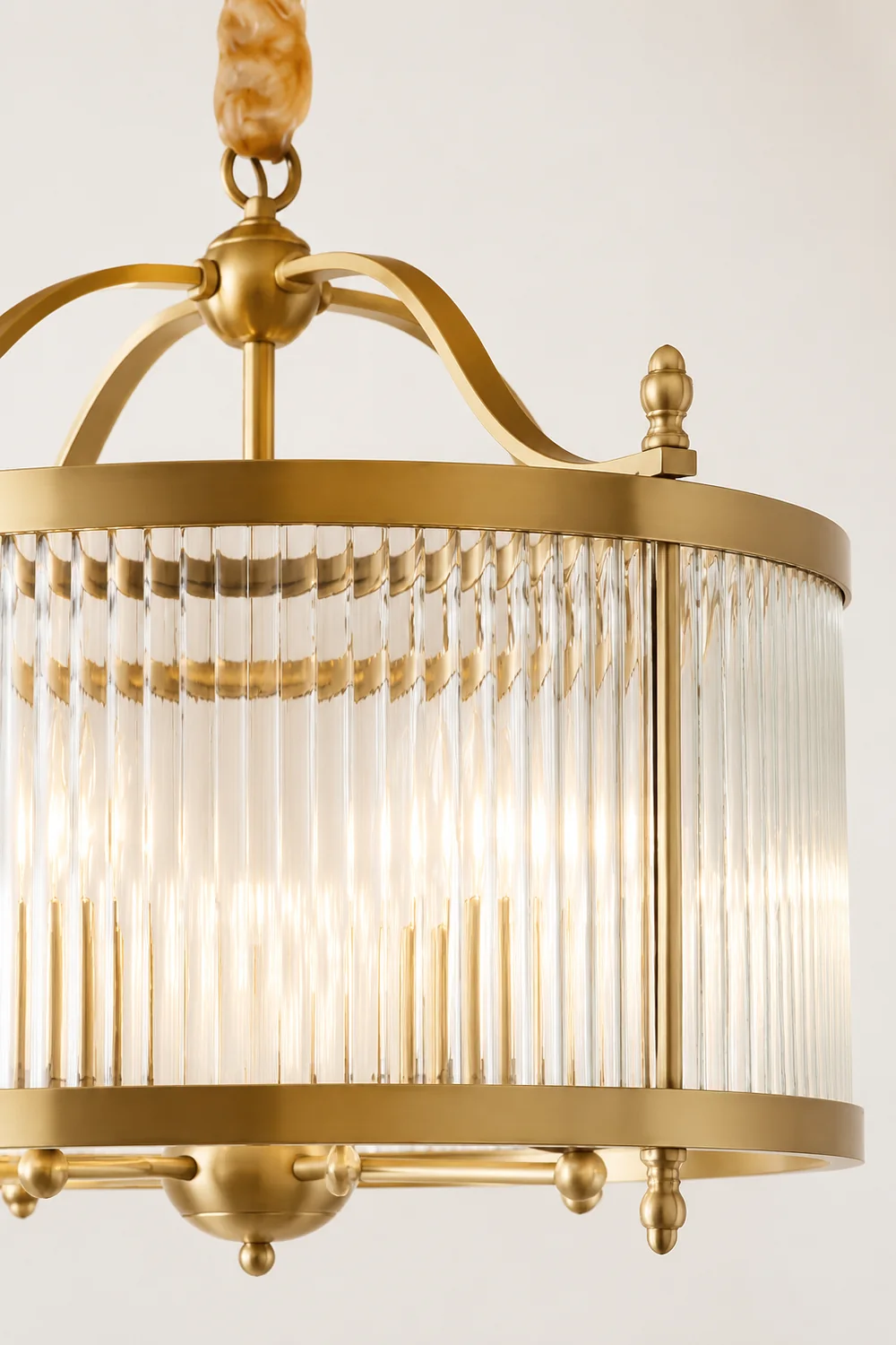 Modern Light Luxury Simple Glass Hanging Light - Lumpaz