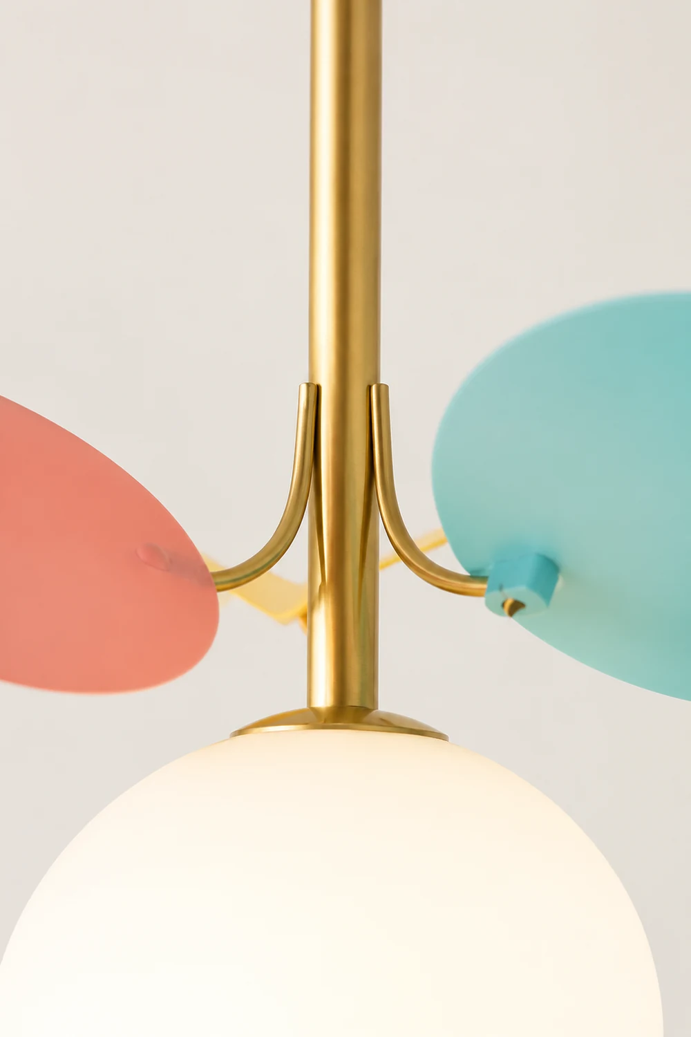 Glass Lampshade Chandelier Personality Art PVC Pendant Light - Lumpaz