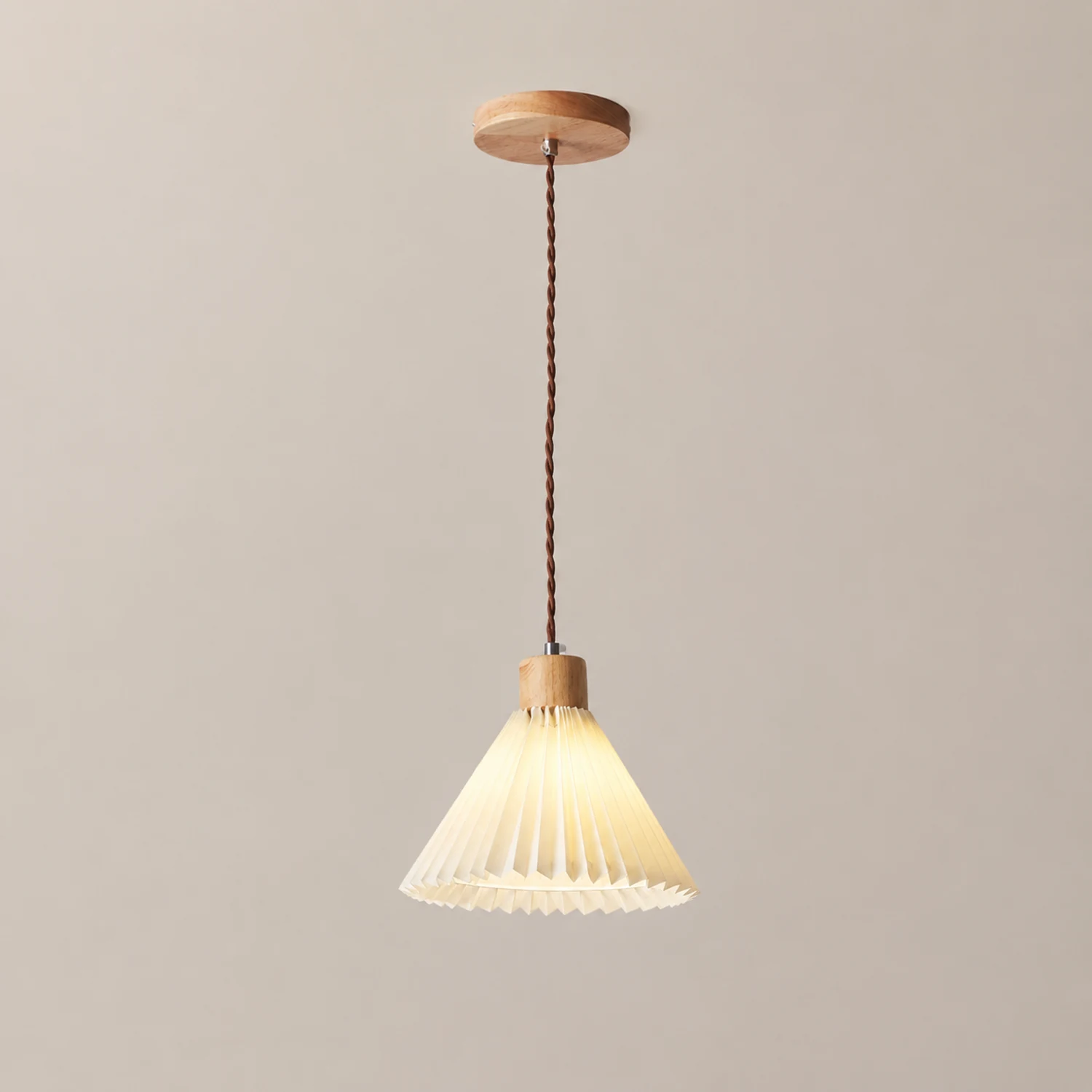 Ozawa Pendelleuchte Cluster, Plissee 4 Stile - Lumpaz