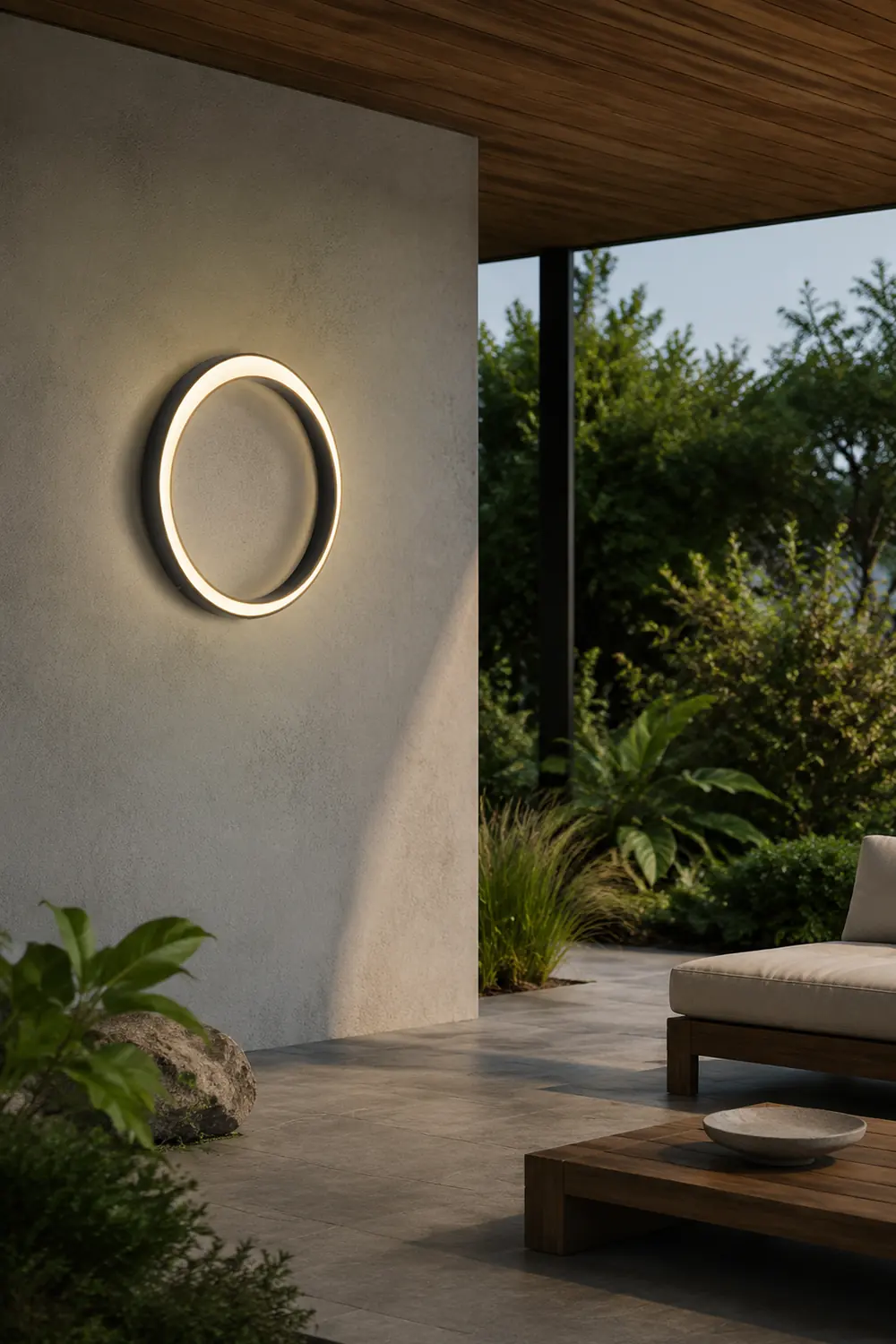 Postmorderne Wasserdichte LED Wandleuchten für Garten, Außenbereich - Lumpaz