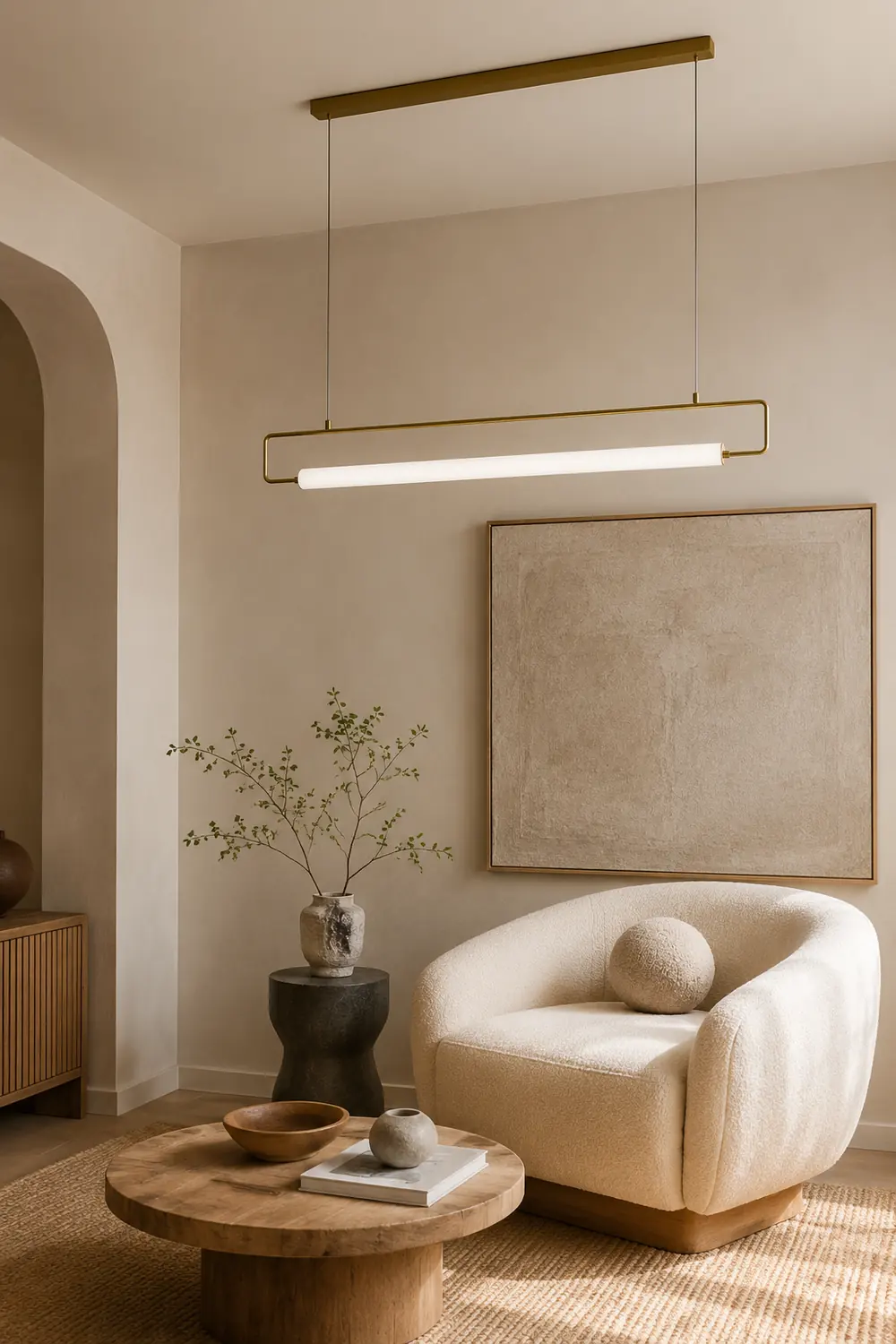 Edge Pendelleuchte, 2-farbig 100cm - Lumpaz