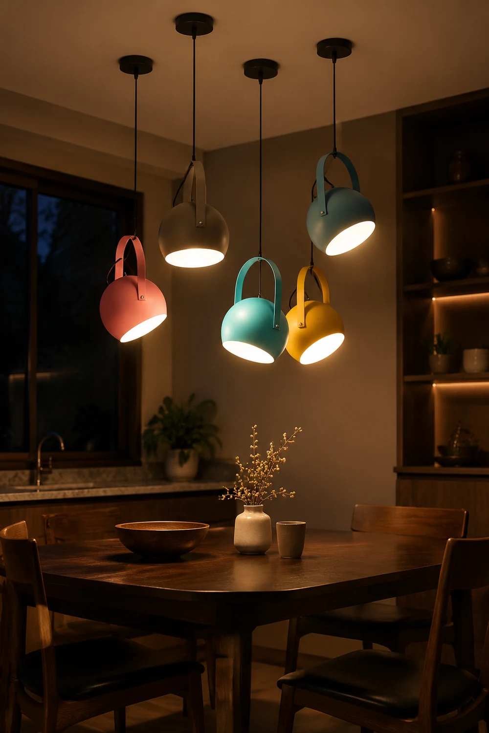 Morandi Pendelleuchte 5 Farben - Lumpaz