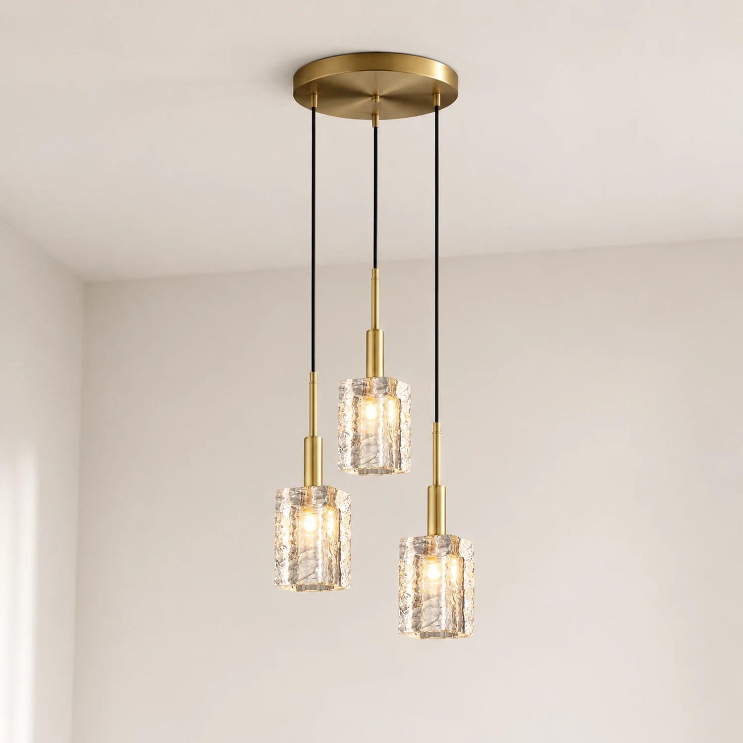 Romantic Shining Living Room Ambient Light Crystal Ceiling Hanging Lamps - Lumpaz