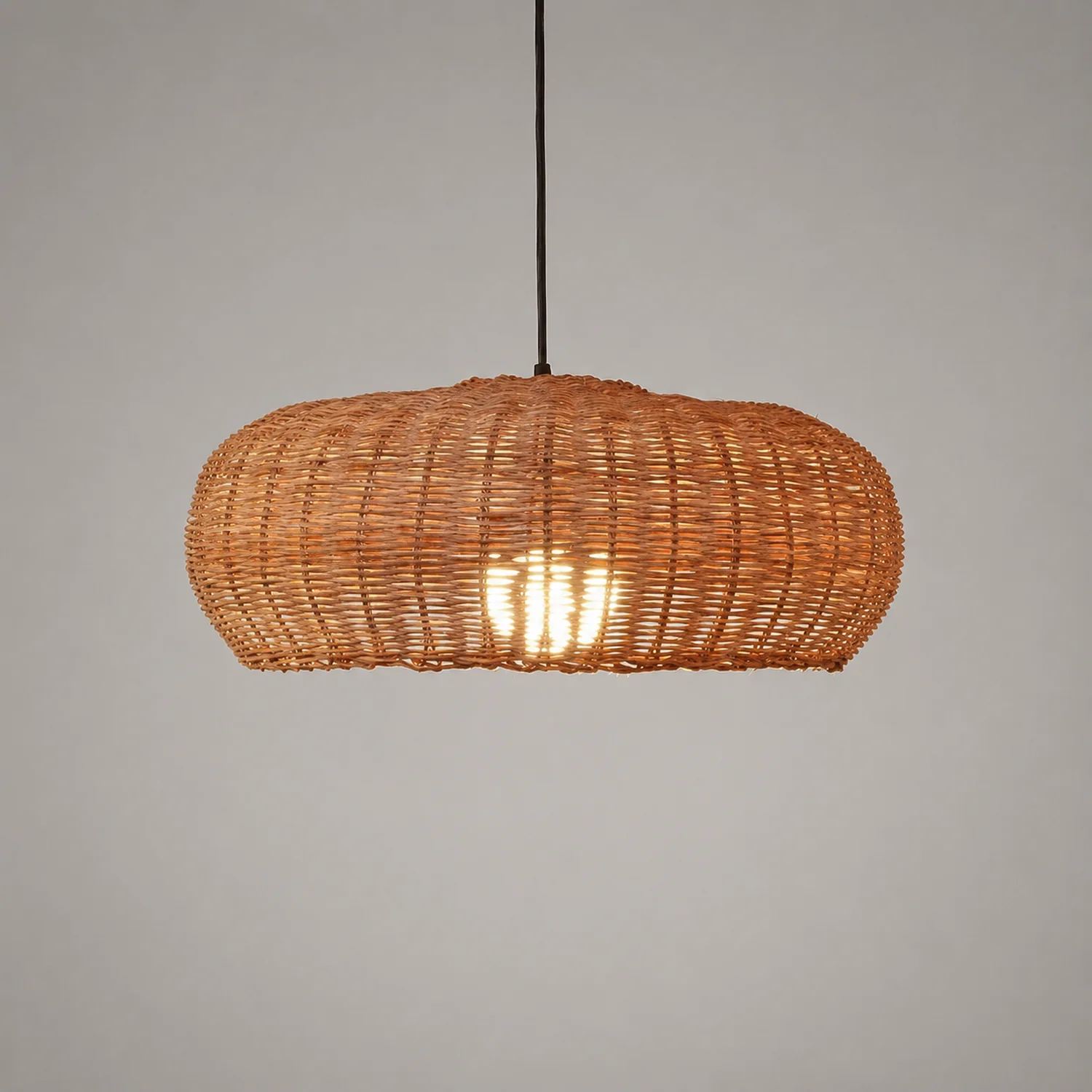 Unique Rattan Handmade Nordic Pendant Lampshades For Living Room - Lumpaz