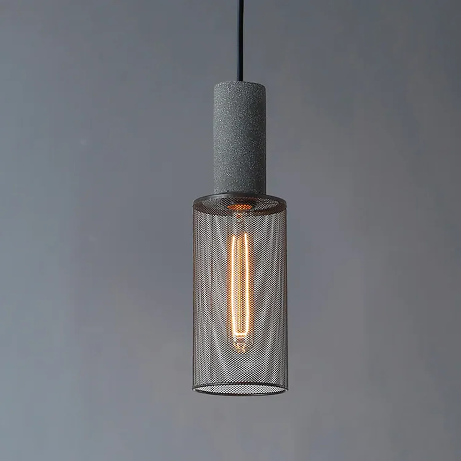 Modern Iron Grey Hanging Light Pendant Lampshade - Lumpaz