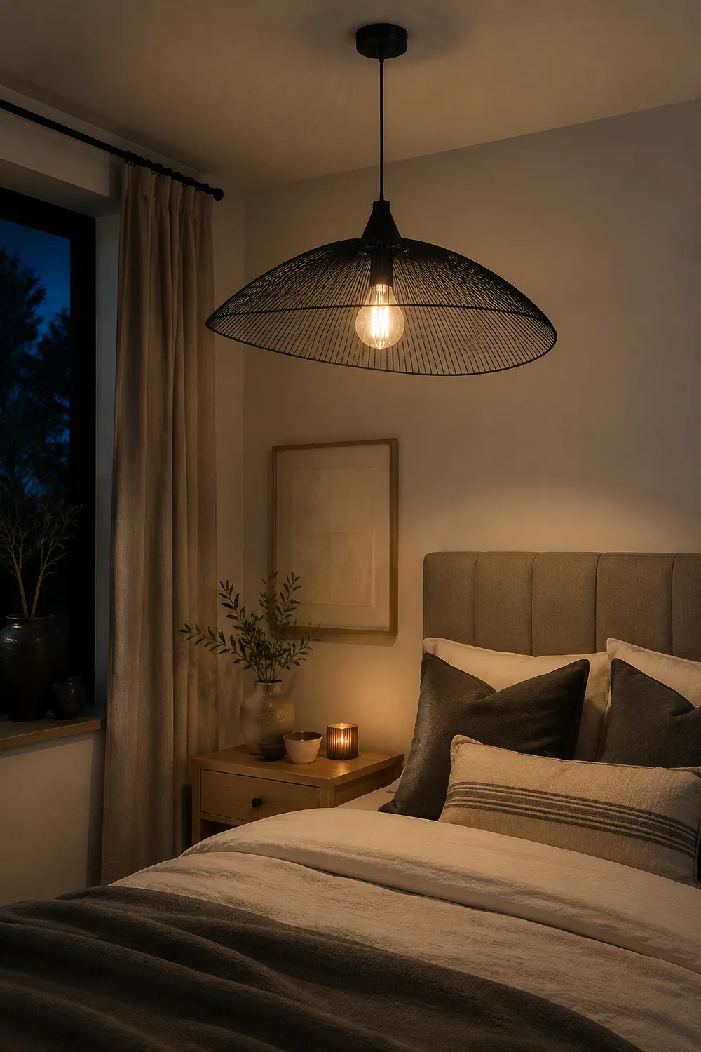 Modern Black Medium Ceiling Light Pendant Lights For Kitchen Island - Lumpaz