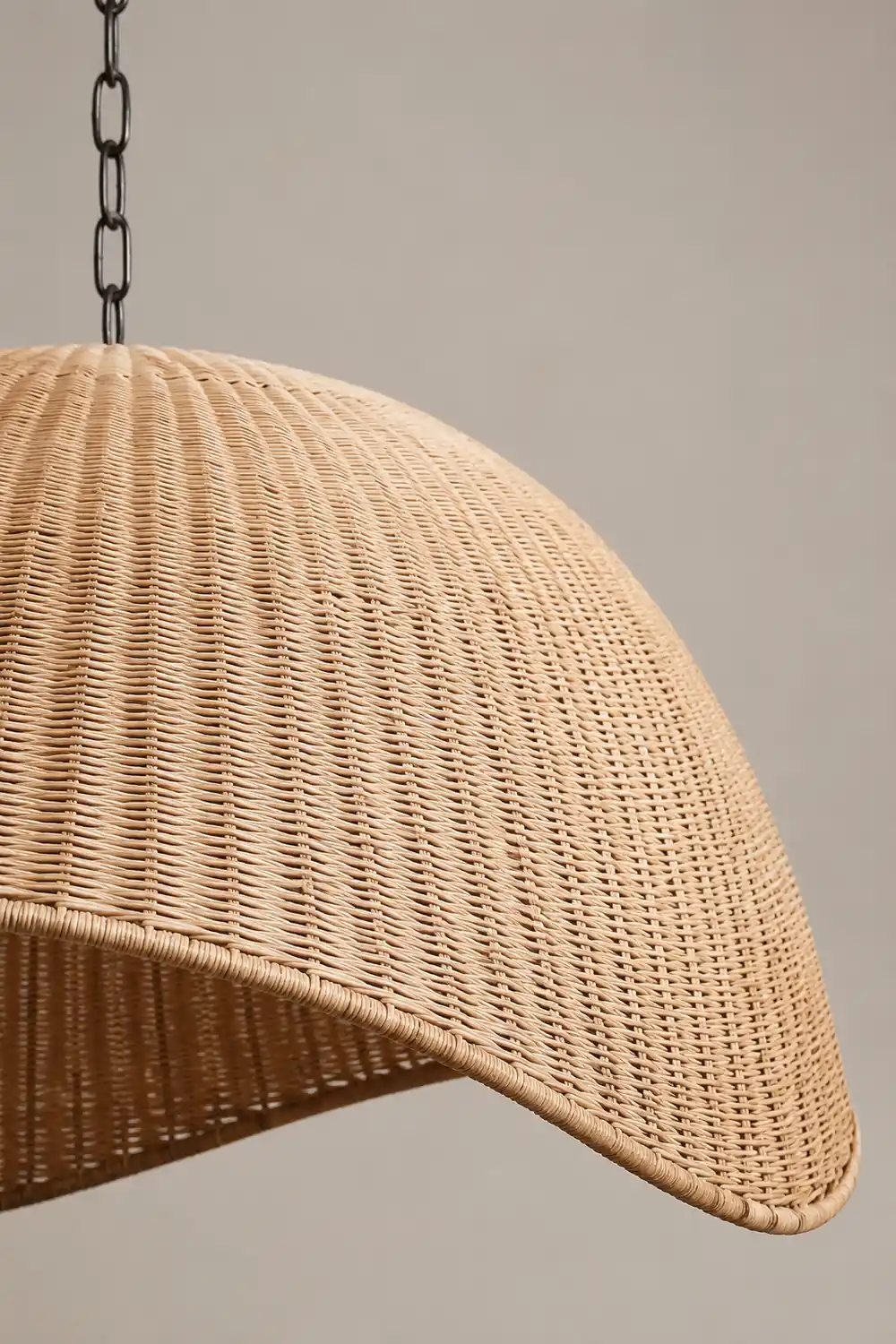 Natural Minimalistic Woven Rattan Handmade Hanging Lamp - Lumpaz