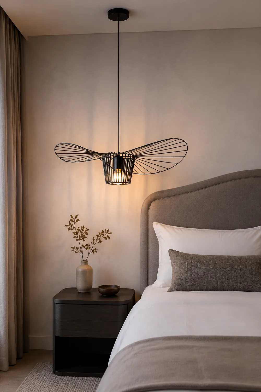 Modern Iron Cage Pendant Light For Living Room - Lumpaz