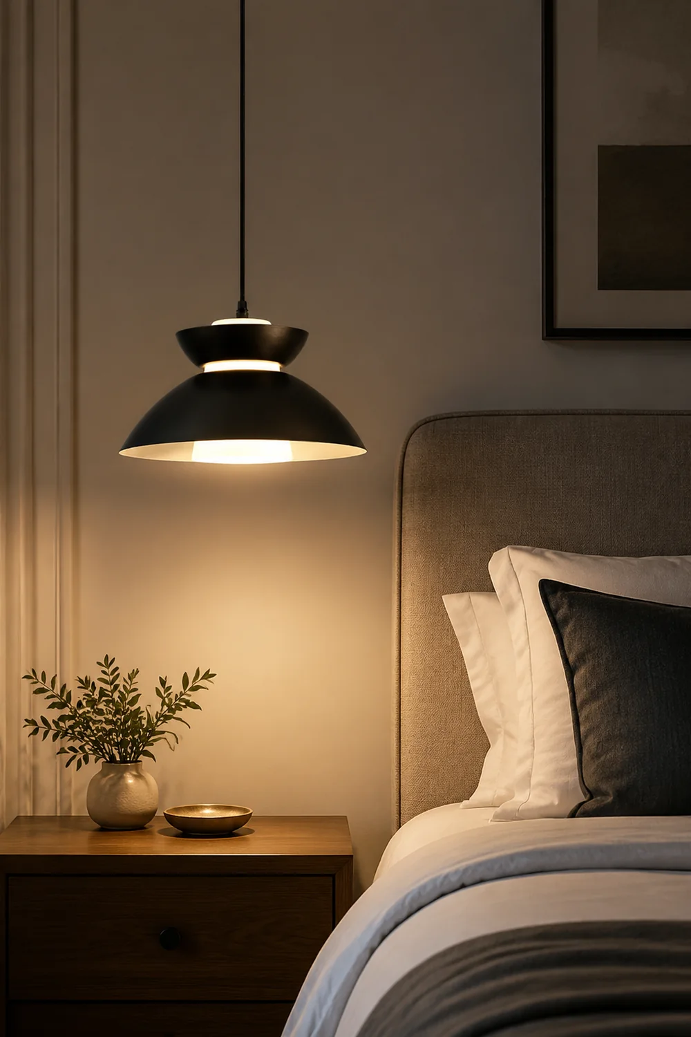 Medium Dimmable Pendant Large Farmhouse Hanging Lights - Lumpaz
