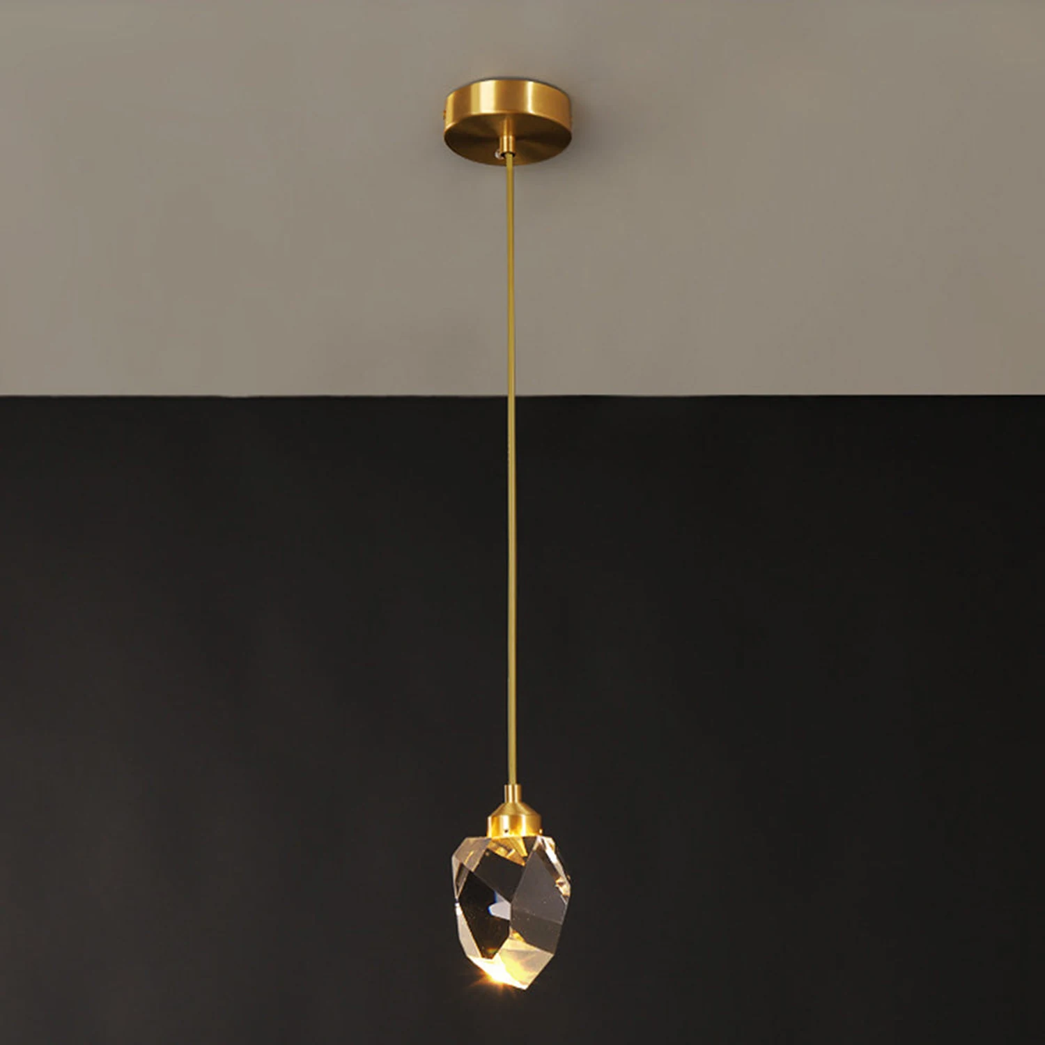 Creative Modern Crystal Gold Raindrop Chandelier - Lumpaz