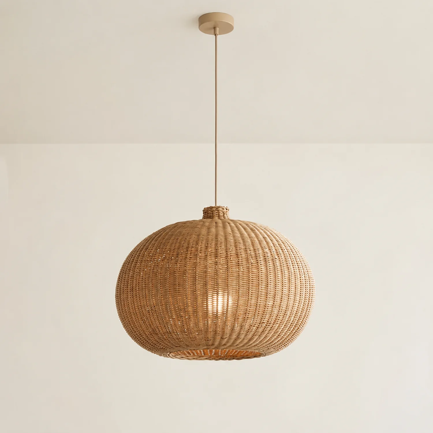 Unique Rattan Handmade Nordic Pendant Lampshades For Living Room - Lumpaz