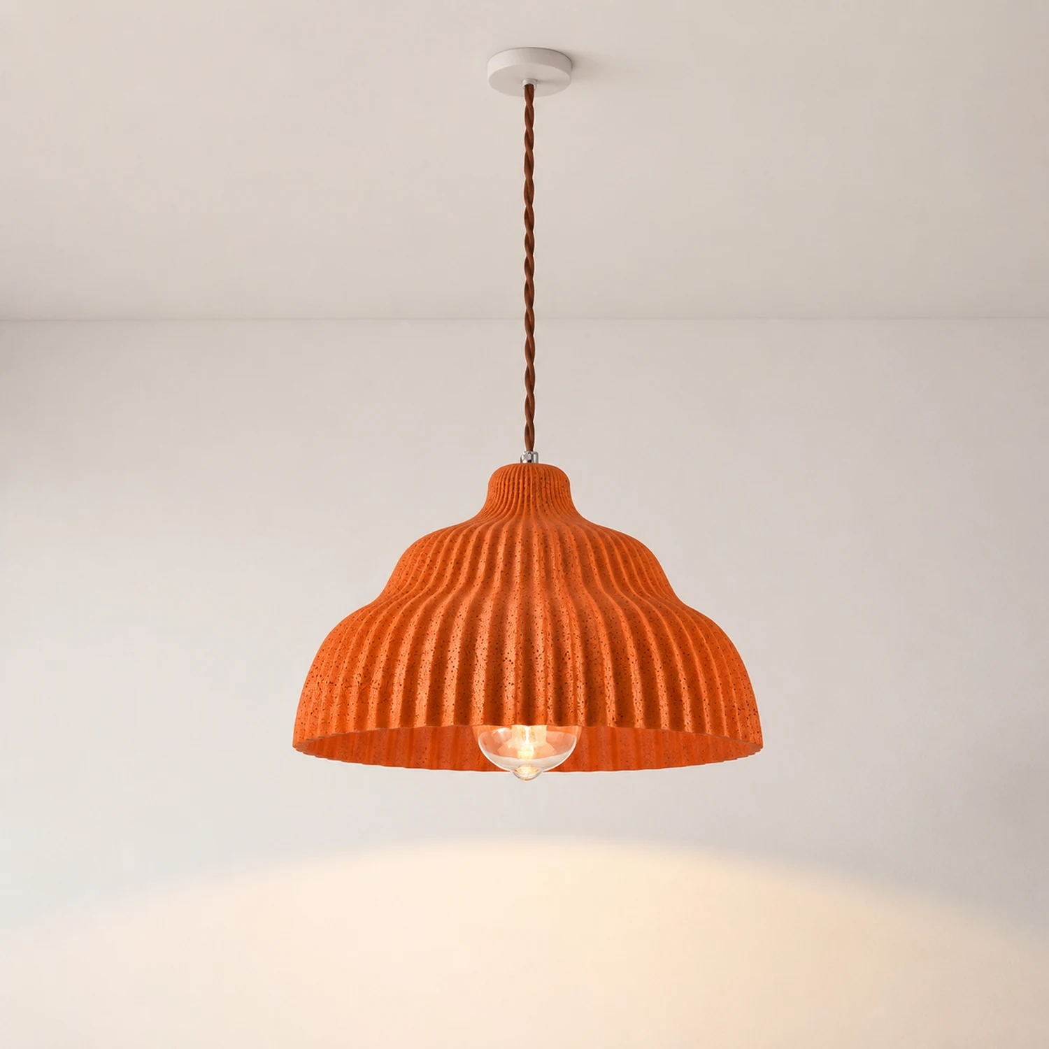 Wabi Sabi Art Resin Hanging Lamp for Dining Room - Lumpaz