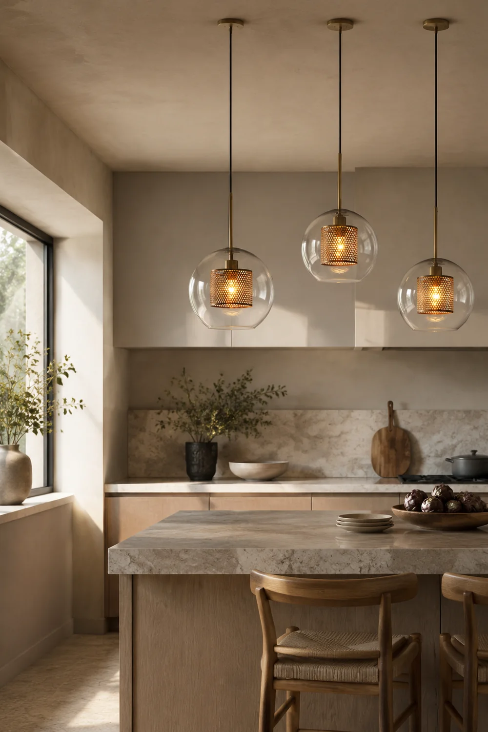 Modern Decor Chiswick Glass Pendant Light - Lumpaz