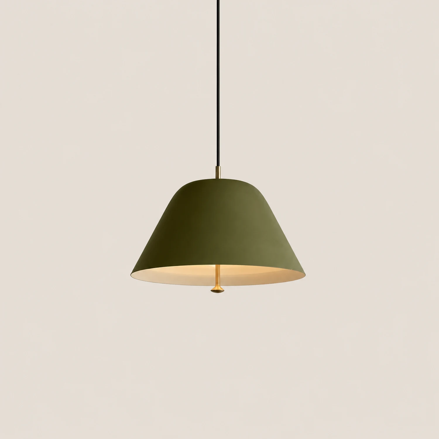 Modern Metal Living Room Cone Pendant Light - Lumpaz
